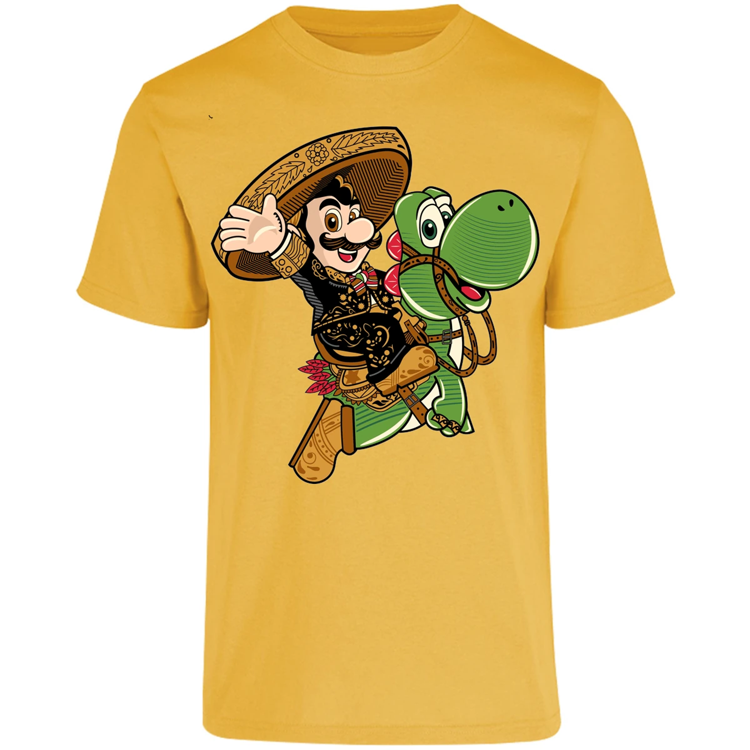 Playera Mario Bros Mario Mariachi para Adulto 10
