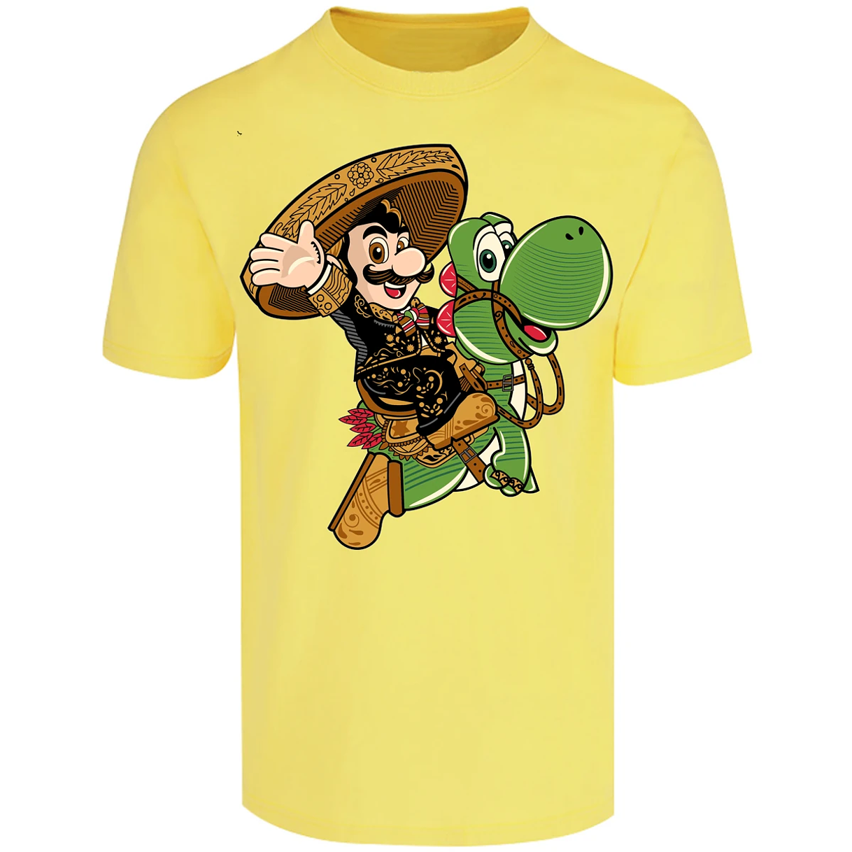 Playera Mario Bros Mario Mariachi para Adulto 16
