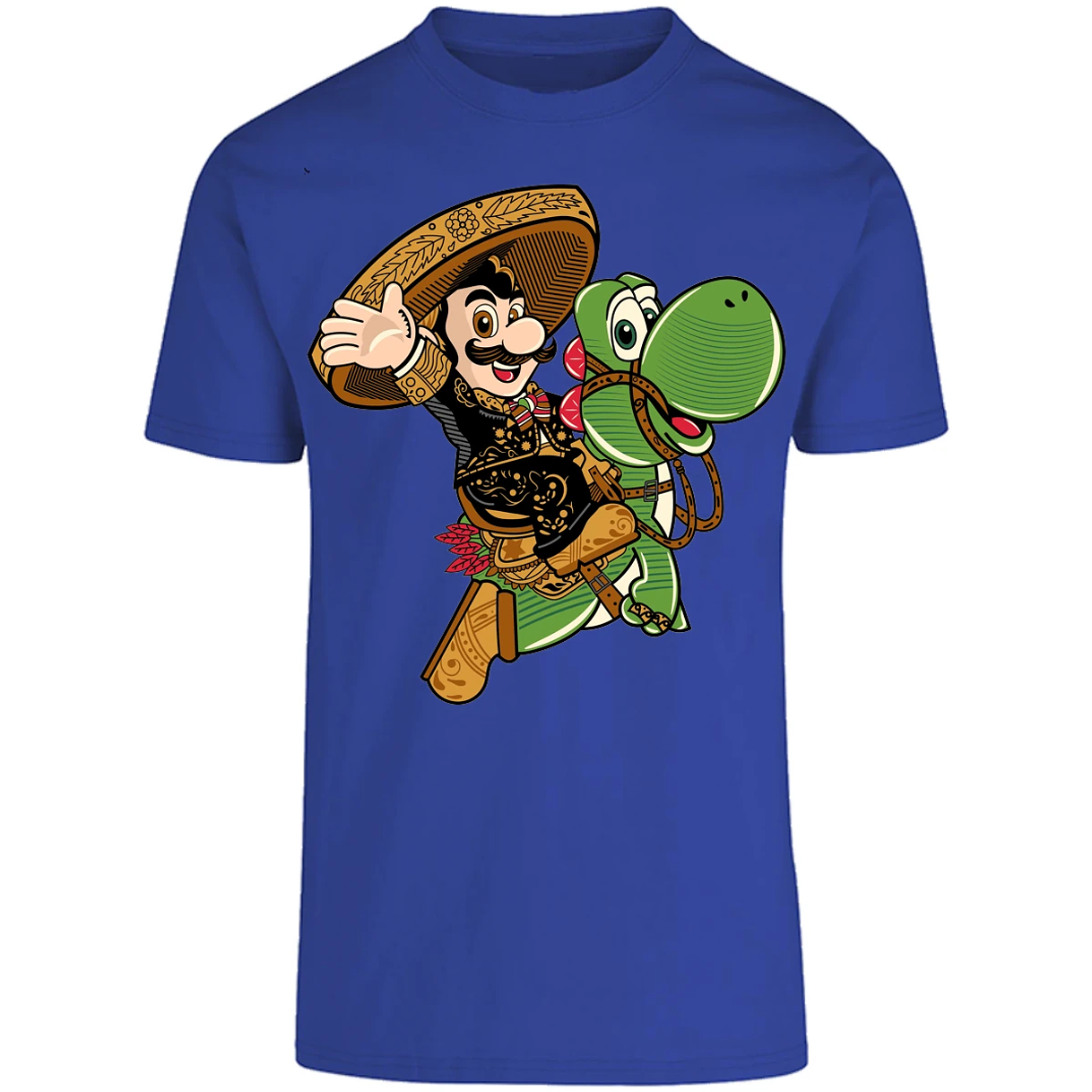 Playera Mario Bros Mario Mariachi para Adulto 12
