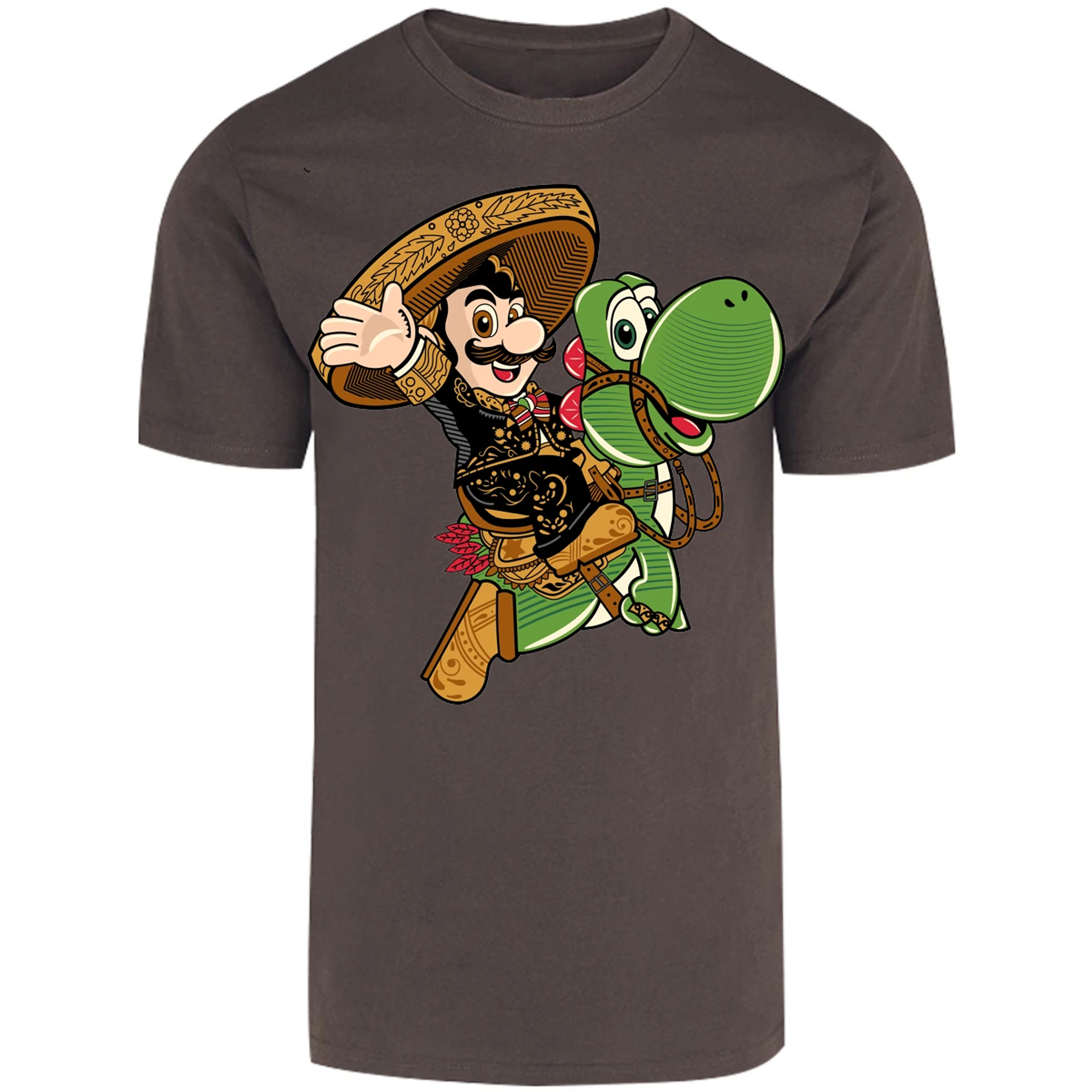 Playera Mario Bros Mario Mariachi para Adulto 13