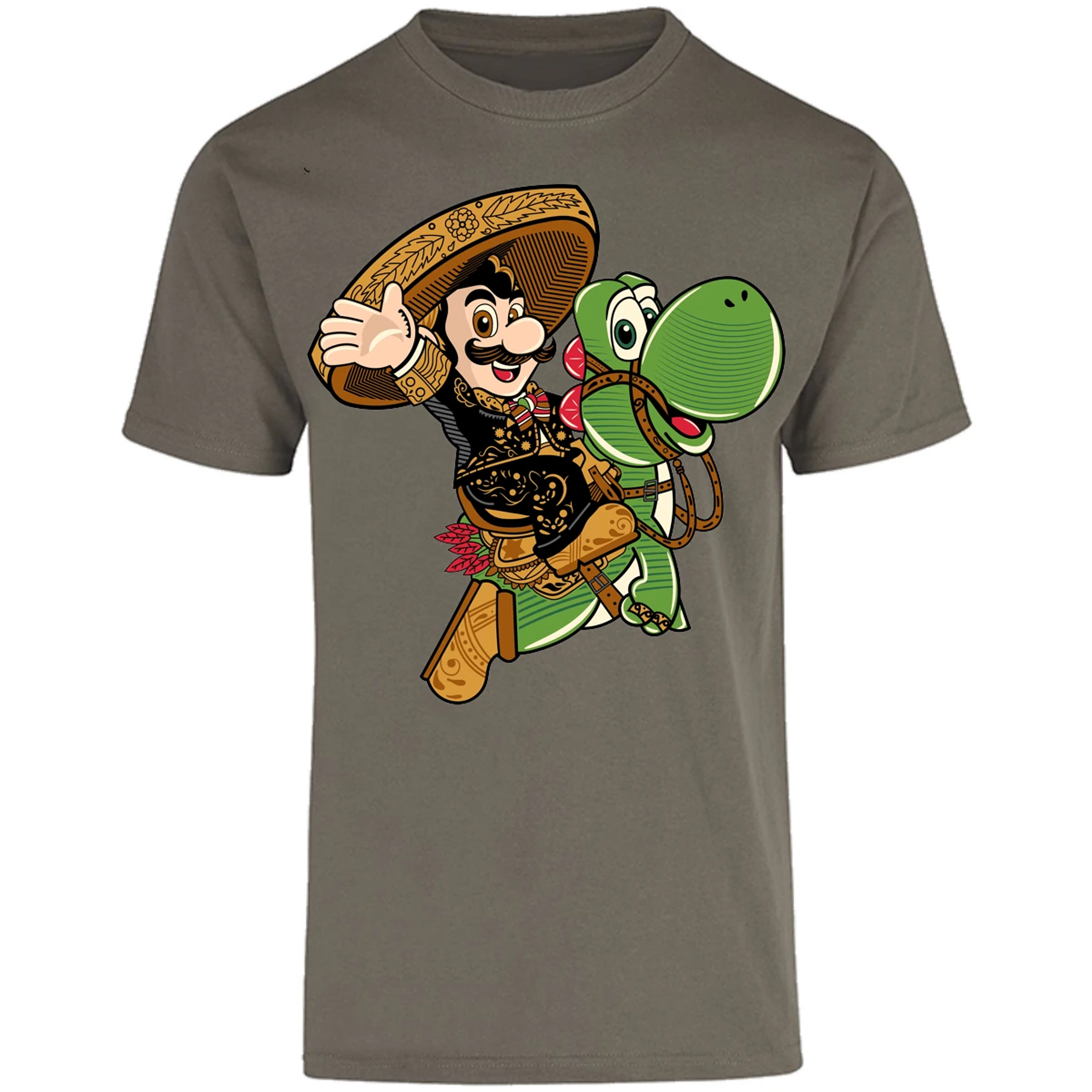Playera Mario Bros Mario Mariachi para Adulto 14