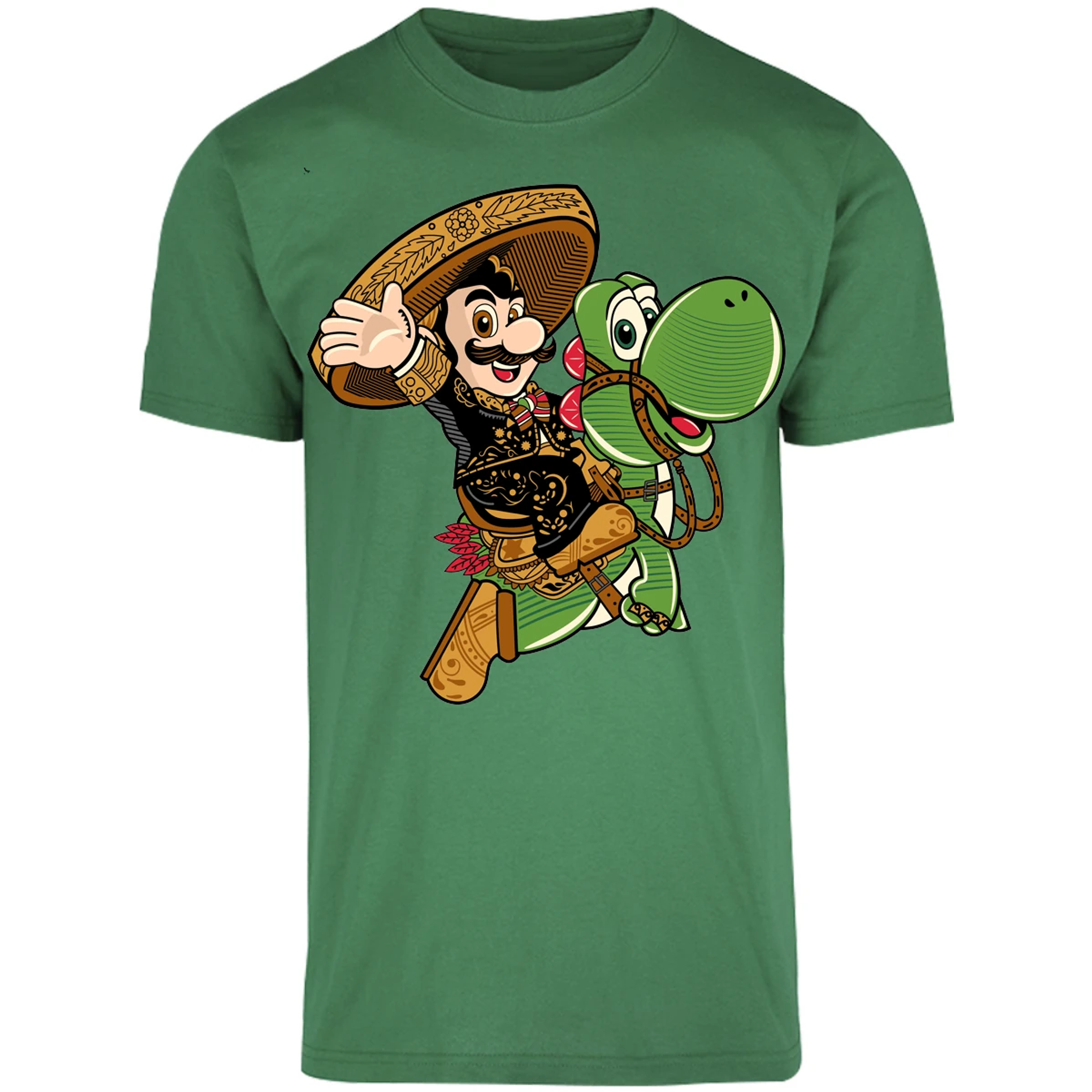 Playera Mario Bros Mario Mariachi para Adulto 17