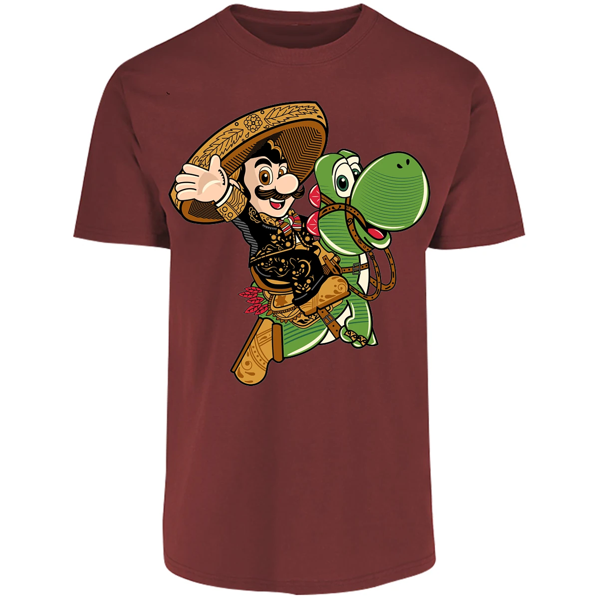 Playera Mario Bros Mario Mariachi para Adulto 22