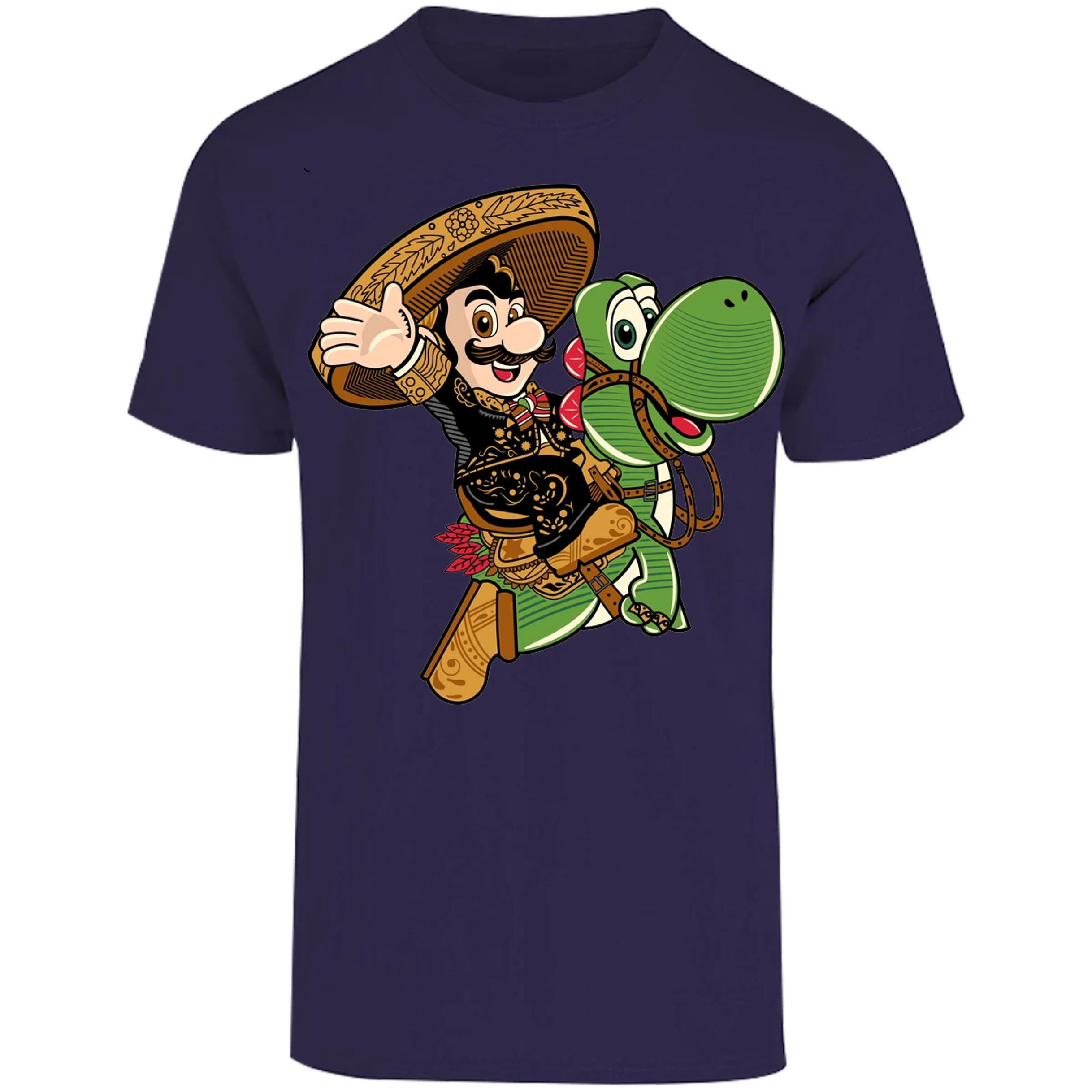 Playera Mario Bros Mario Mariachi para Adulto 26
