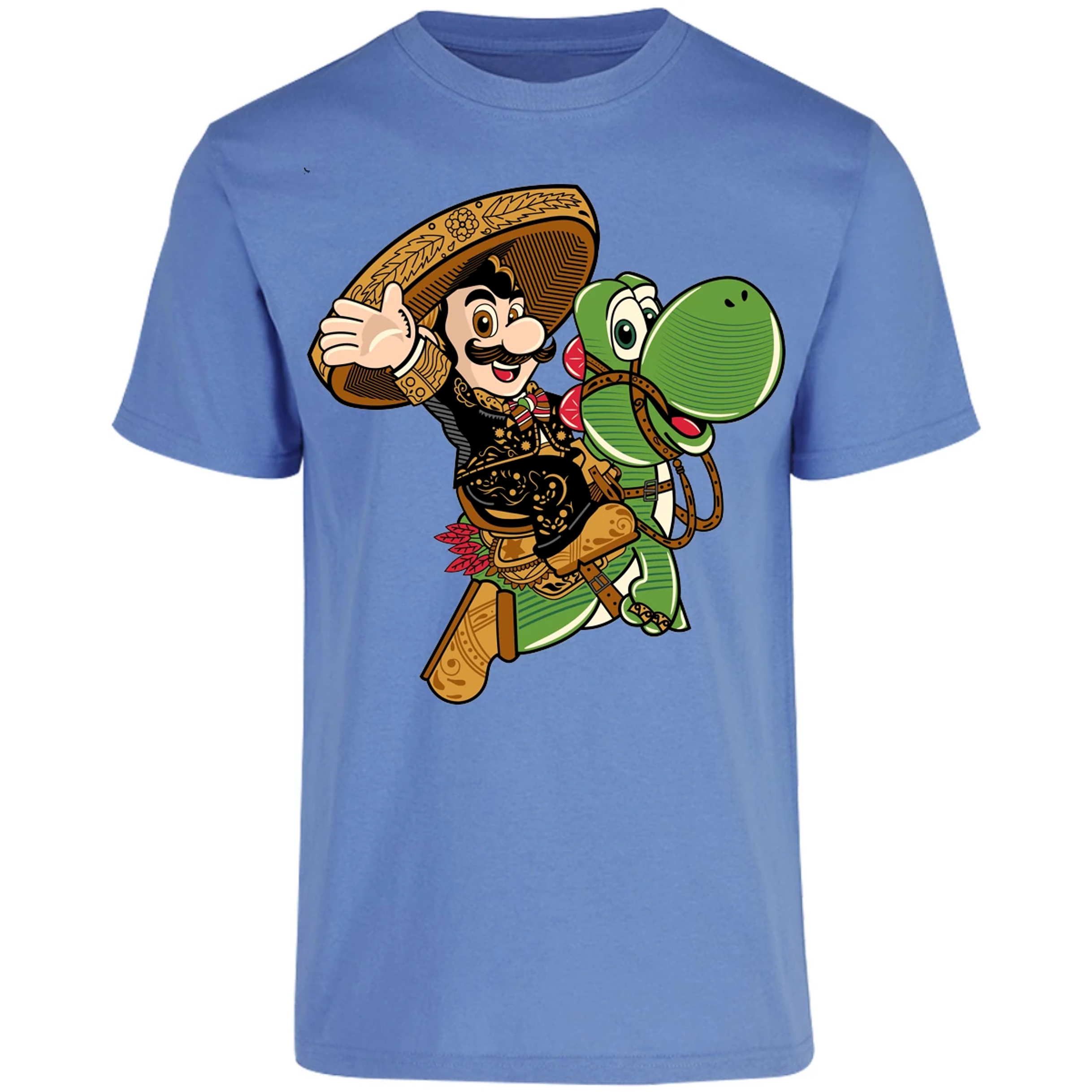 Playera Mario Bros Mario Mariachi para Adulto 28