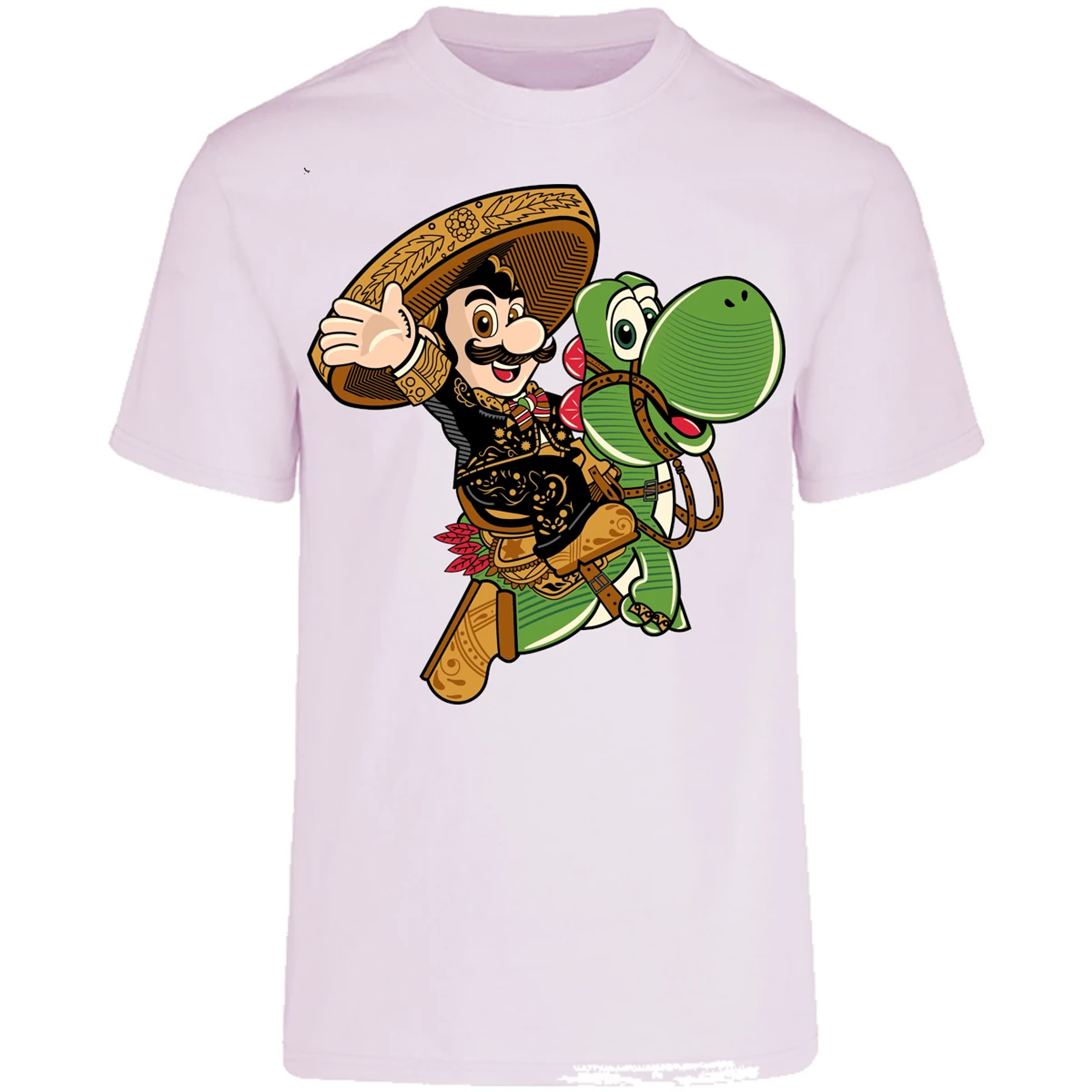 Playera Mario Bros Mario Mariachi para Adulto 30