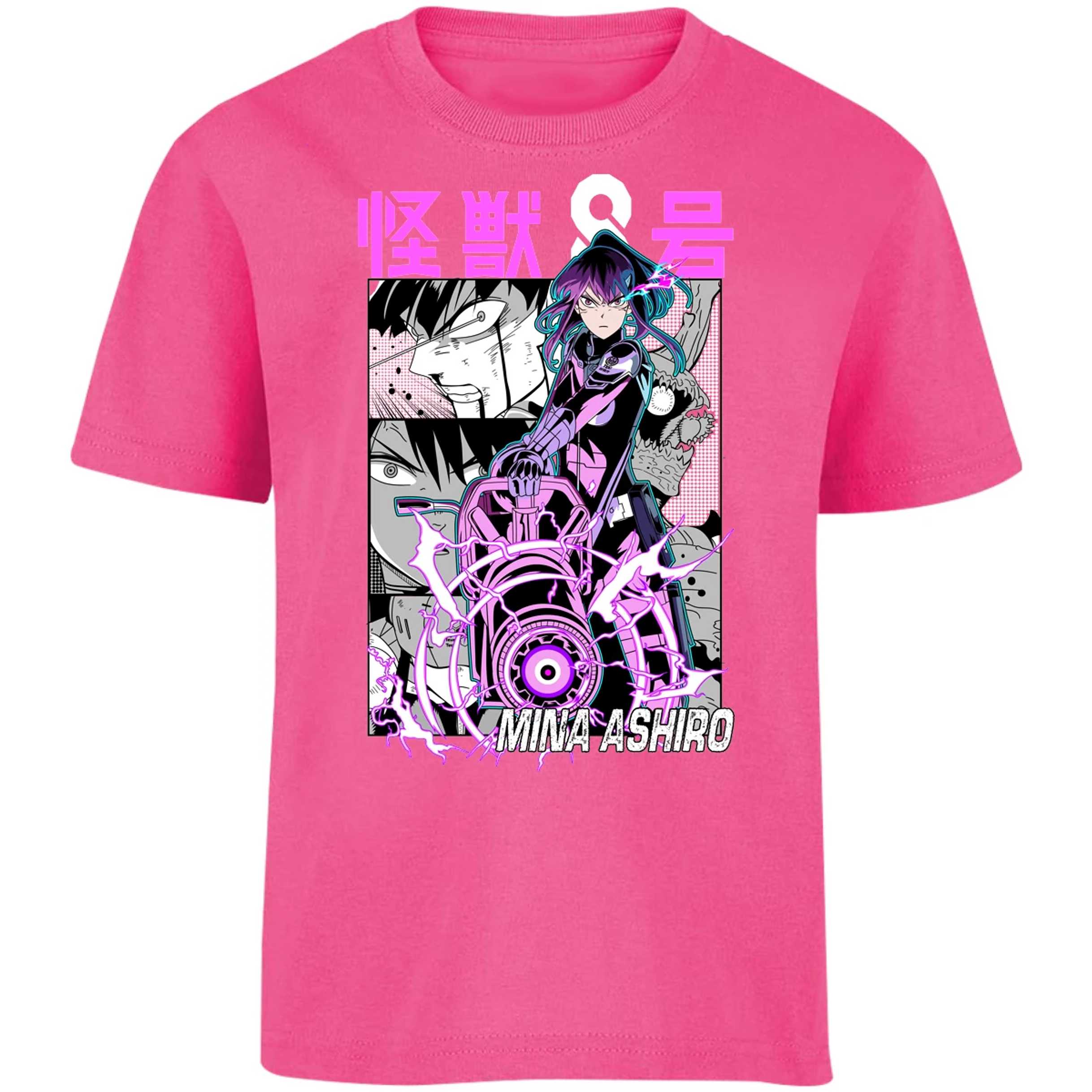 Playera Kaiju 8 Mina Ashiro Anime para Niño 1