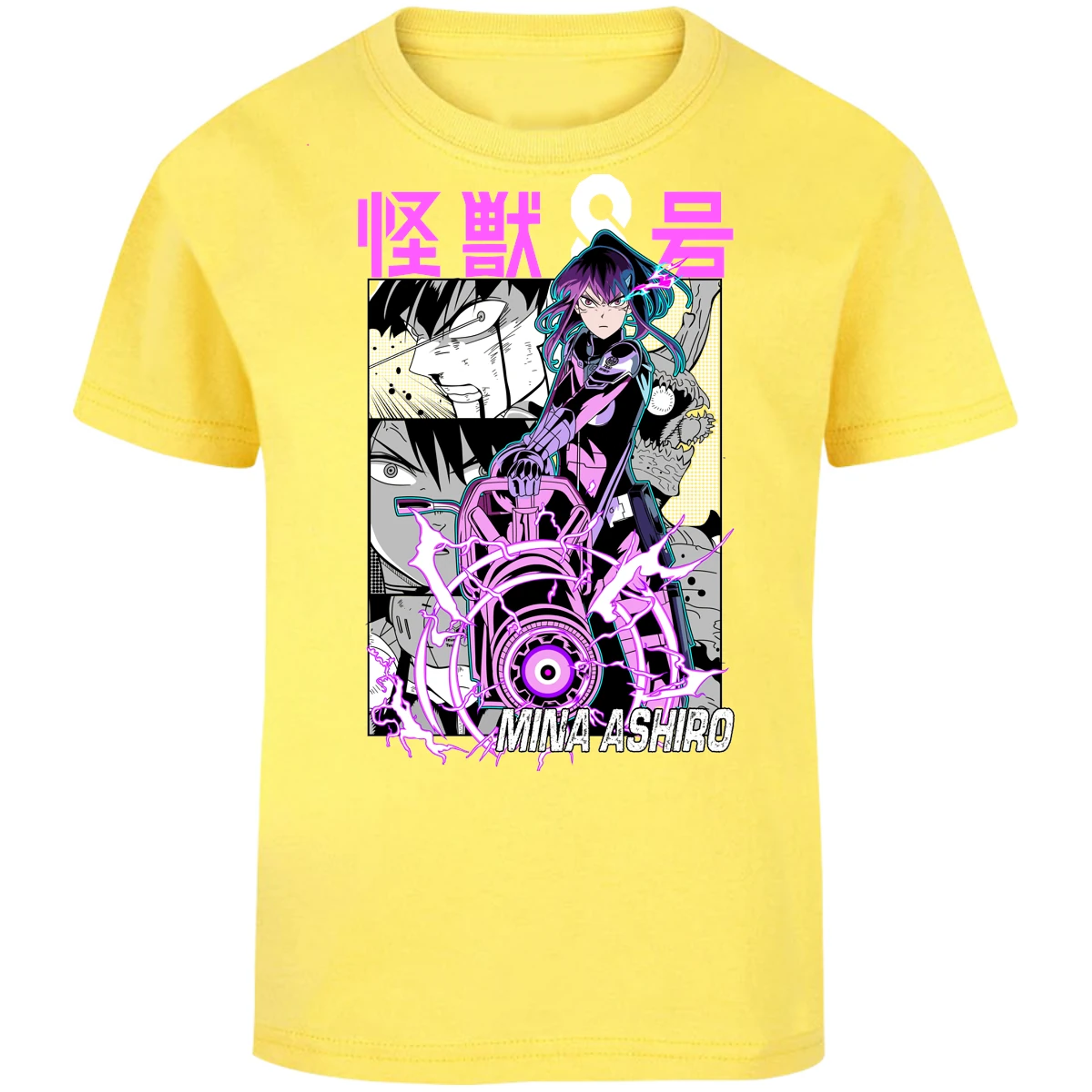 Playera Kaiju 8 Mina Ashiro Anime para Niño 2