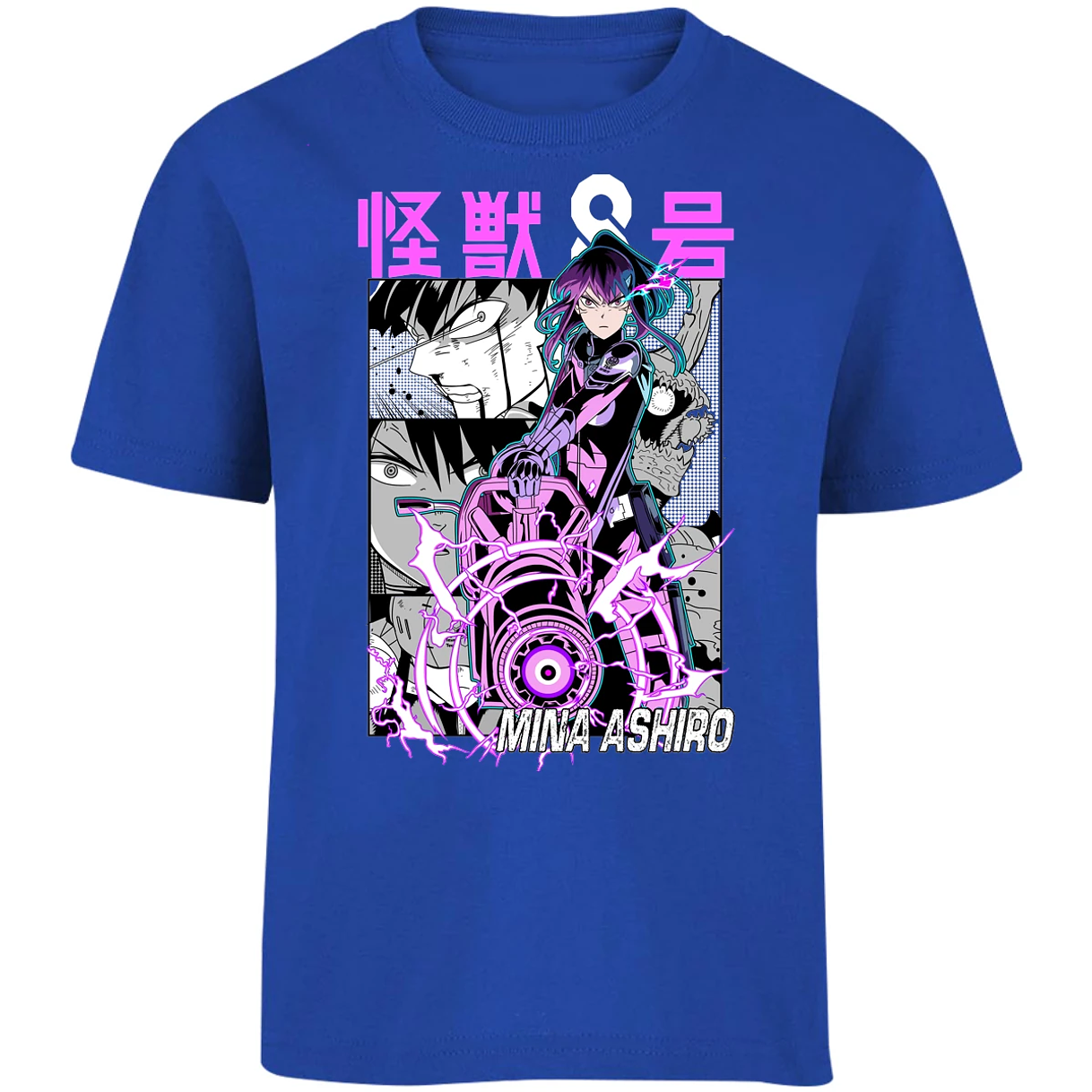 Playera Kaiju 8 Mina Ashiro Anime para Niño 8