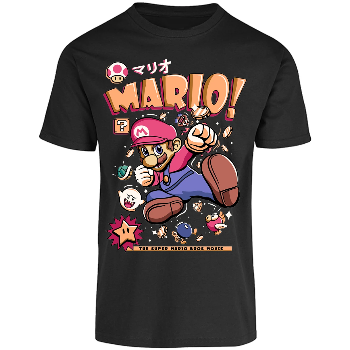 Playera Mario Bros Mario Tee para Adulto 9