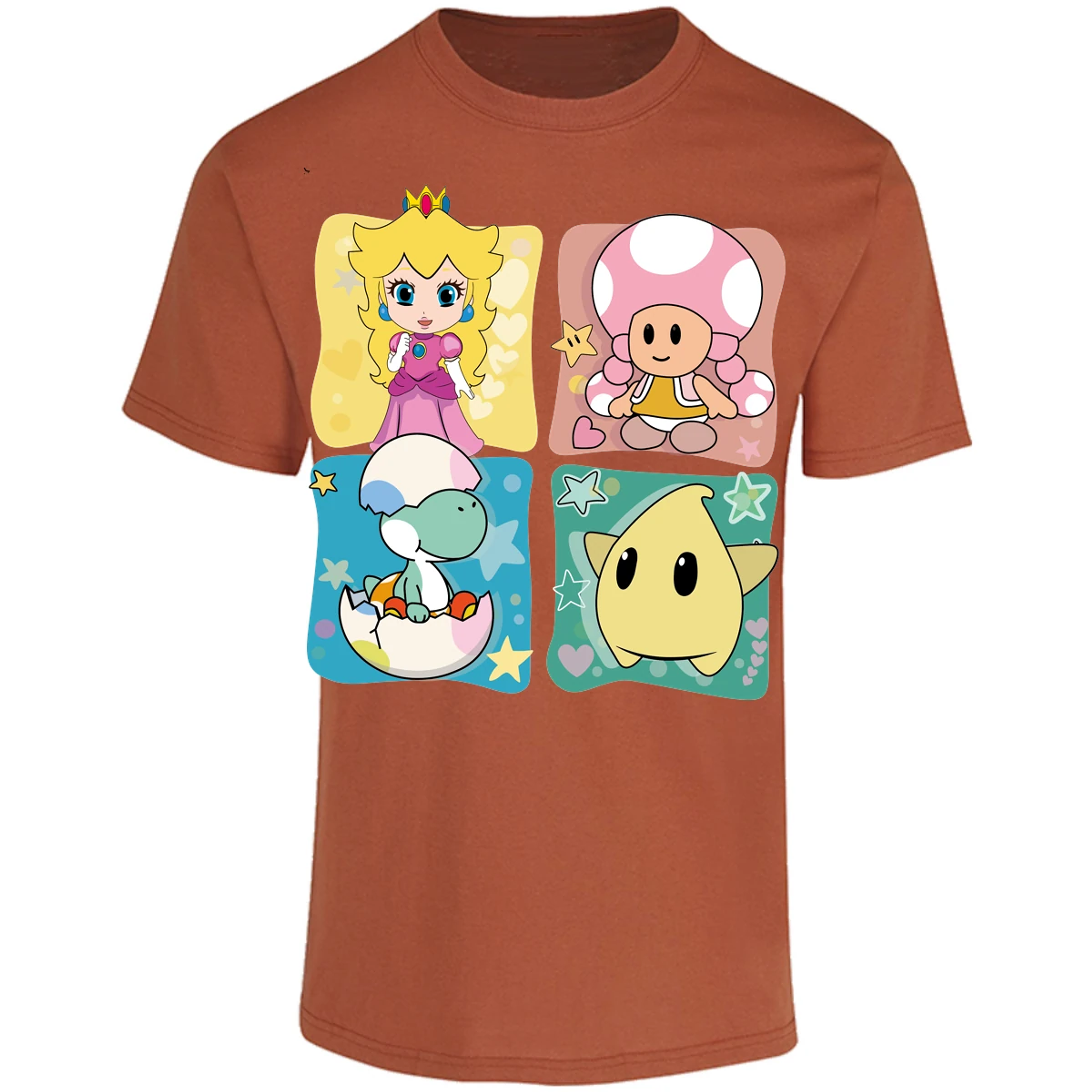 Playera Mario Bros Mario Personajes Kawaii para Adulto 4