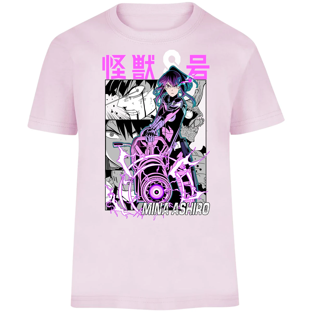 Playera Kaiju 8 Mina Ashiro Anime para Niño 13