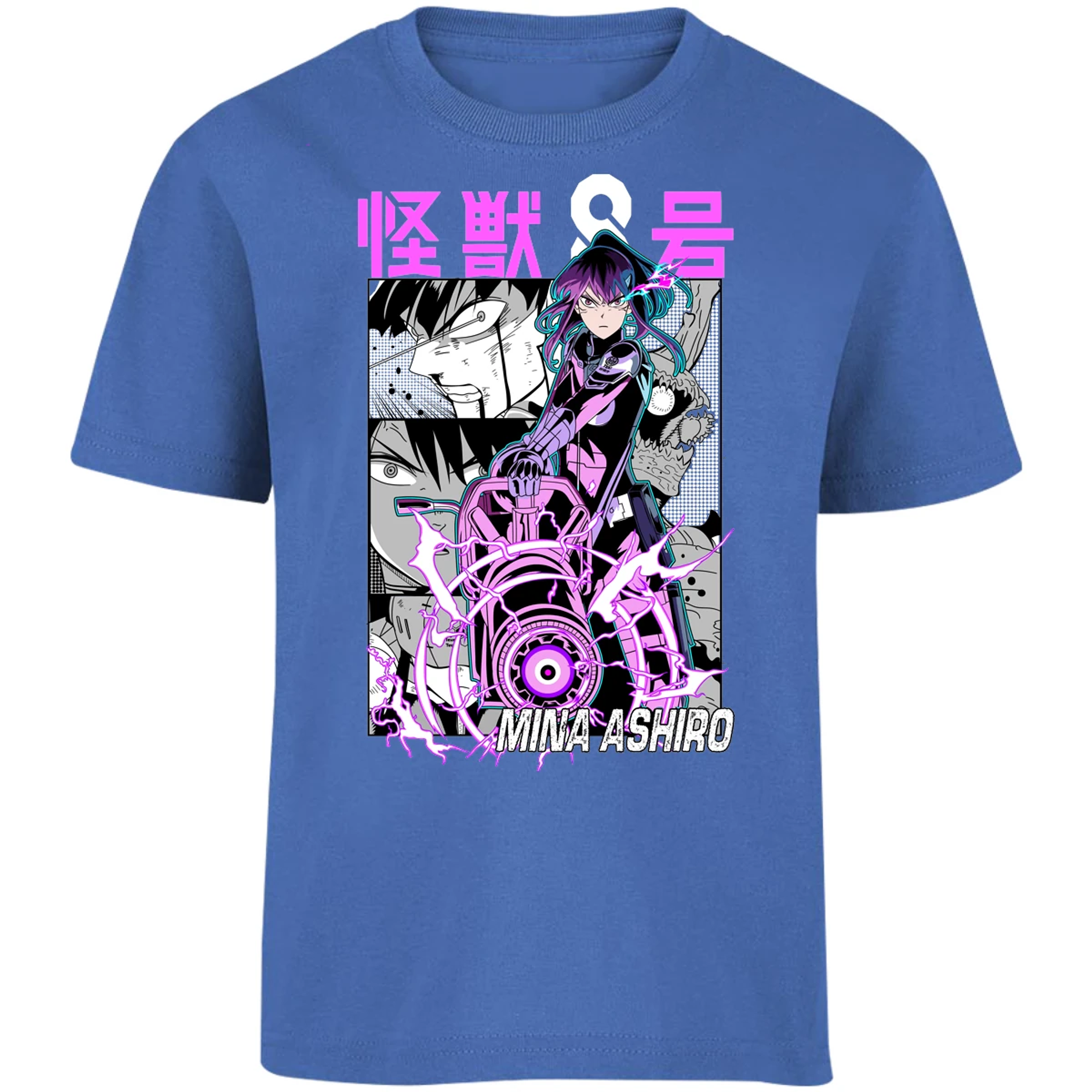 Playera Kaiju 8 Mina Ashiro Anime para Niño 15