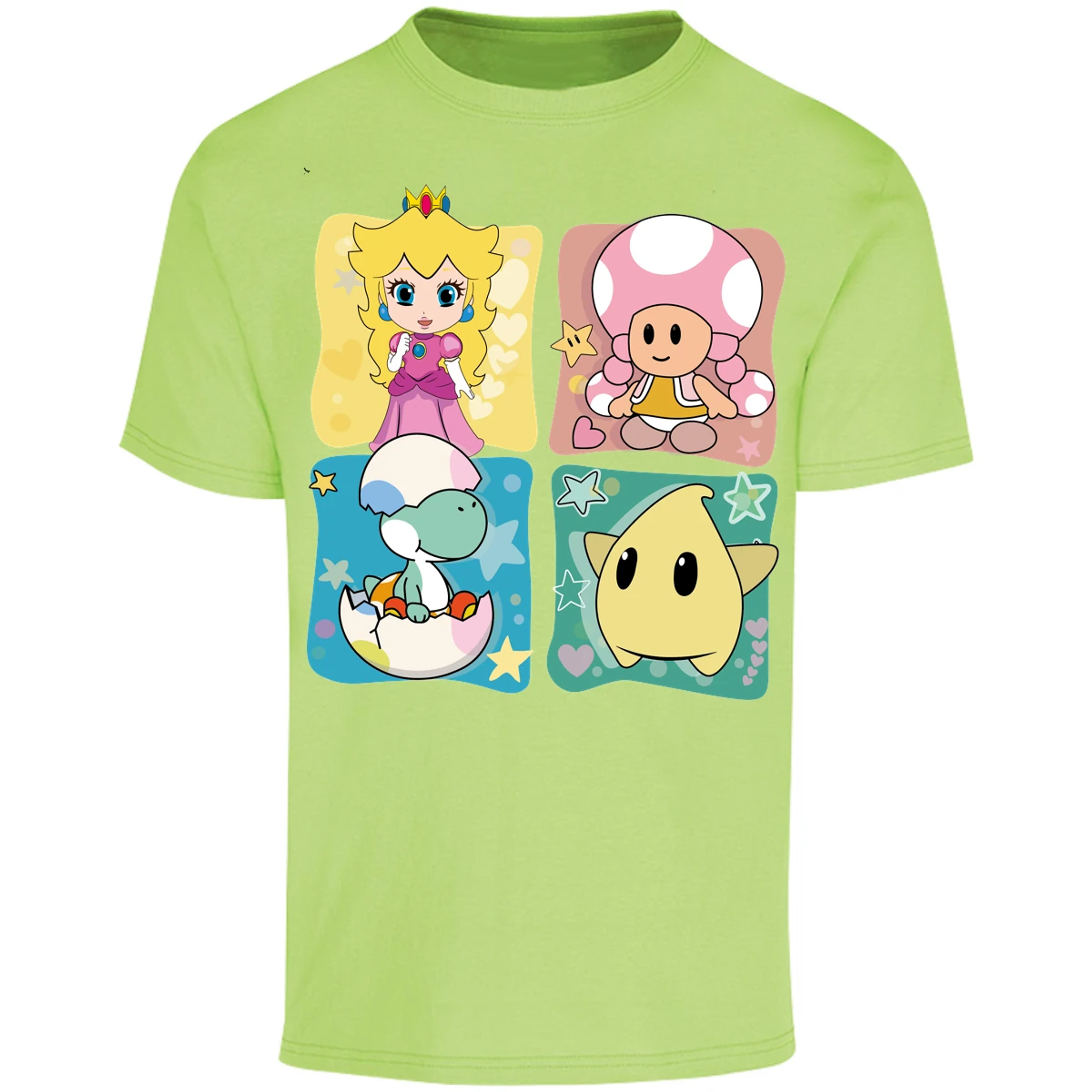 Playera Mario Bros Mario Personajes Kawaii para Adulto 12