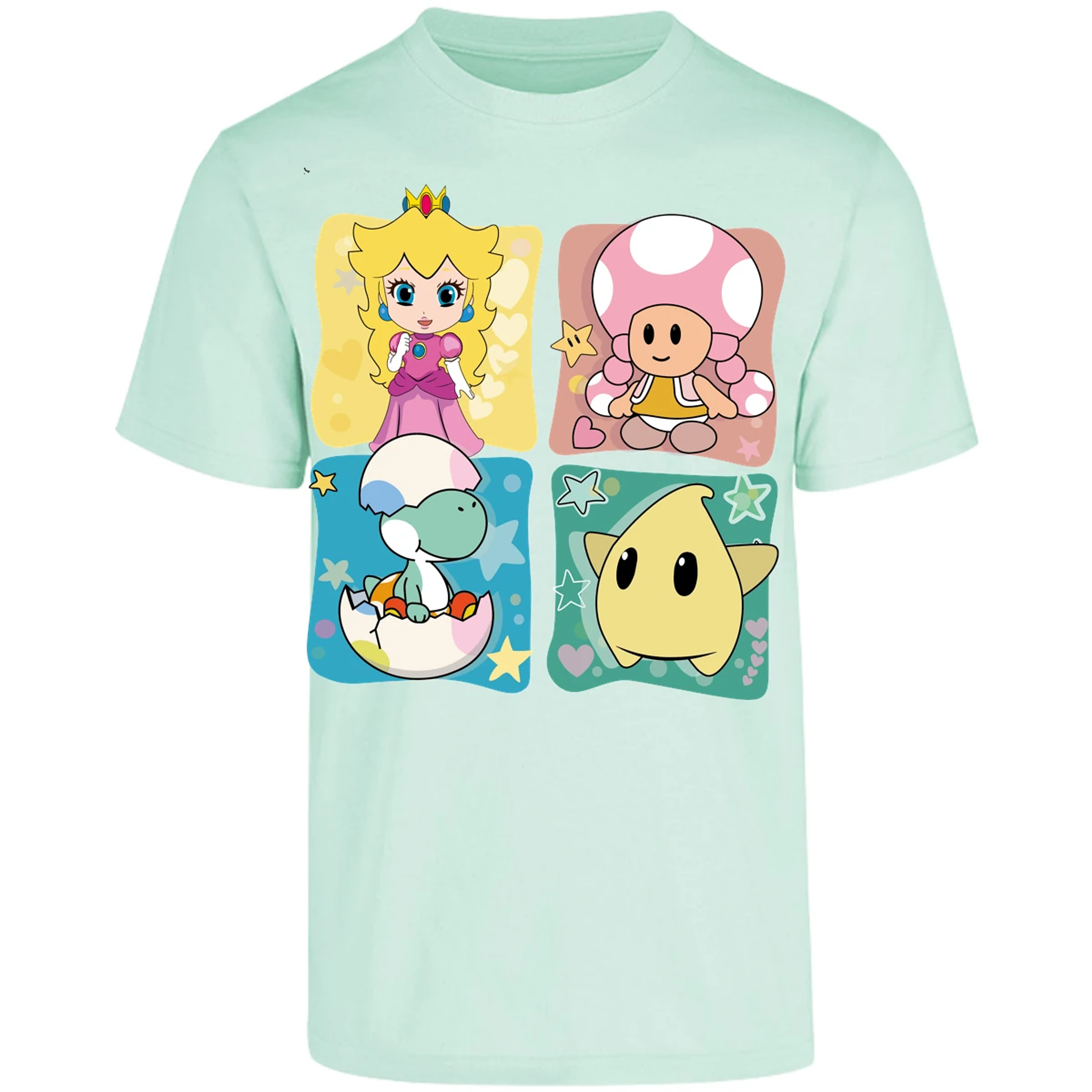 Playera Mario Bros Mario Personajes Kawaii para Adulto 13