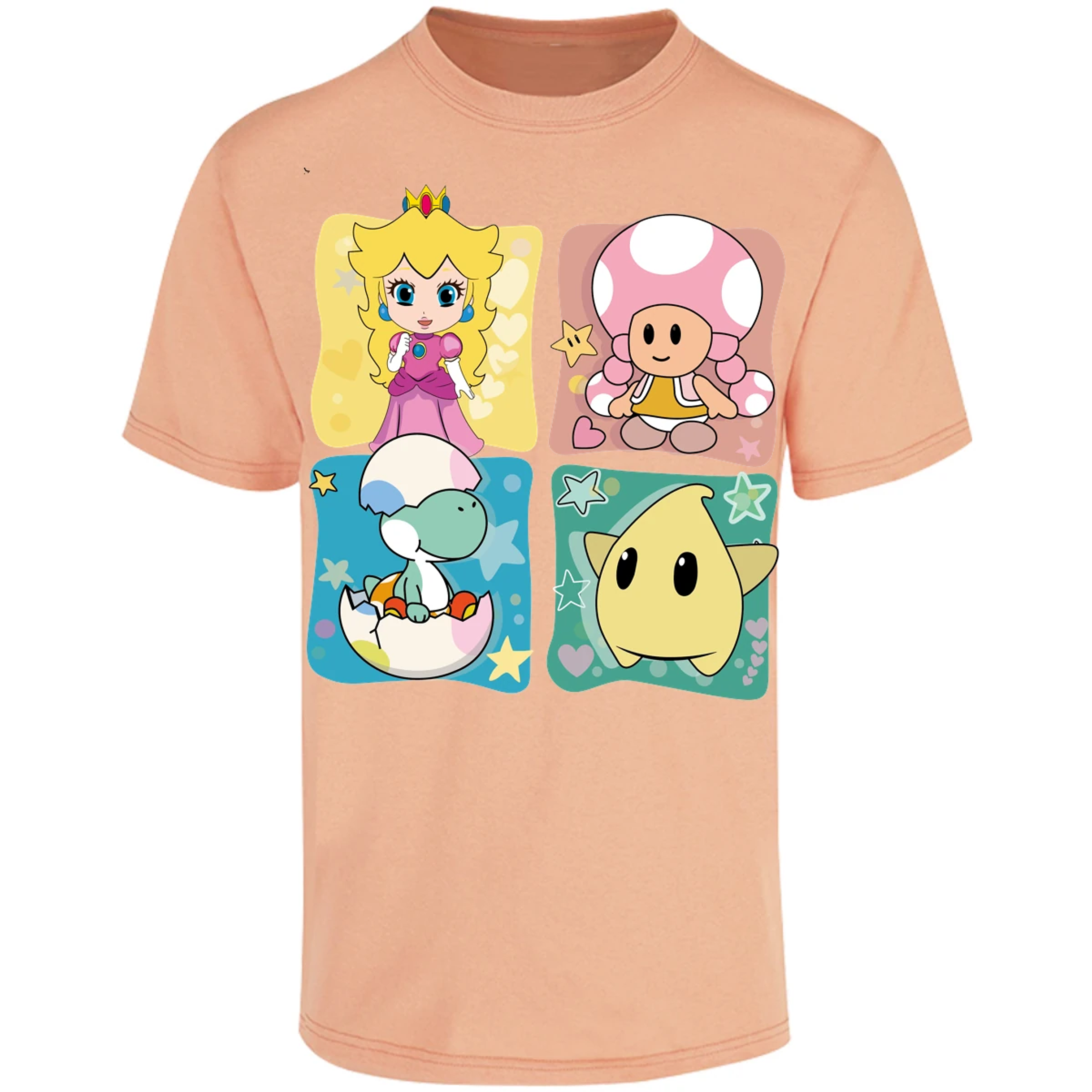 Playera Mario Bros Mario Personajes Kawaii para Adulto 14