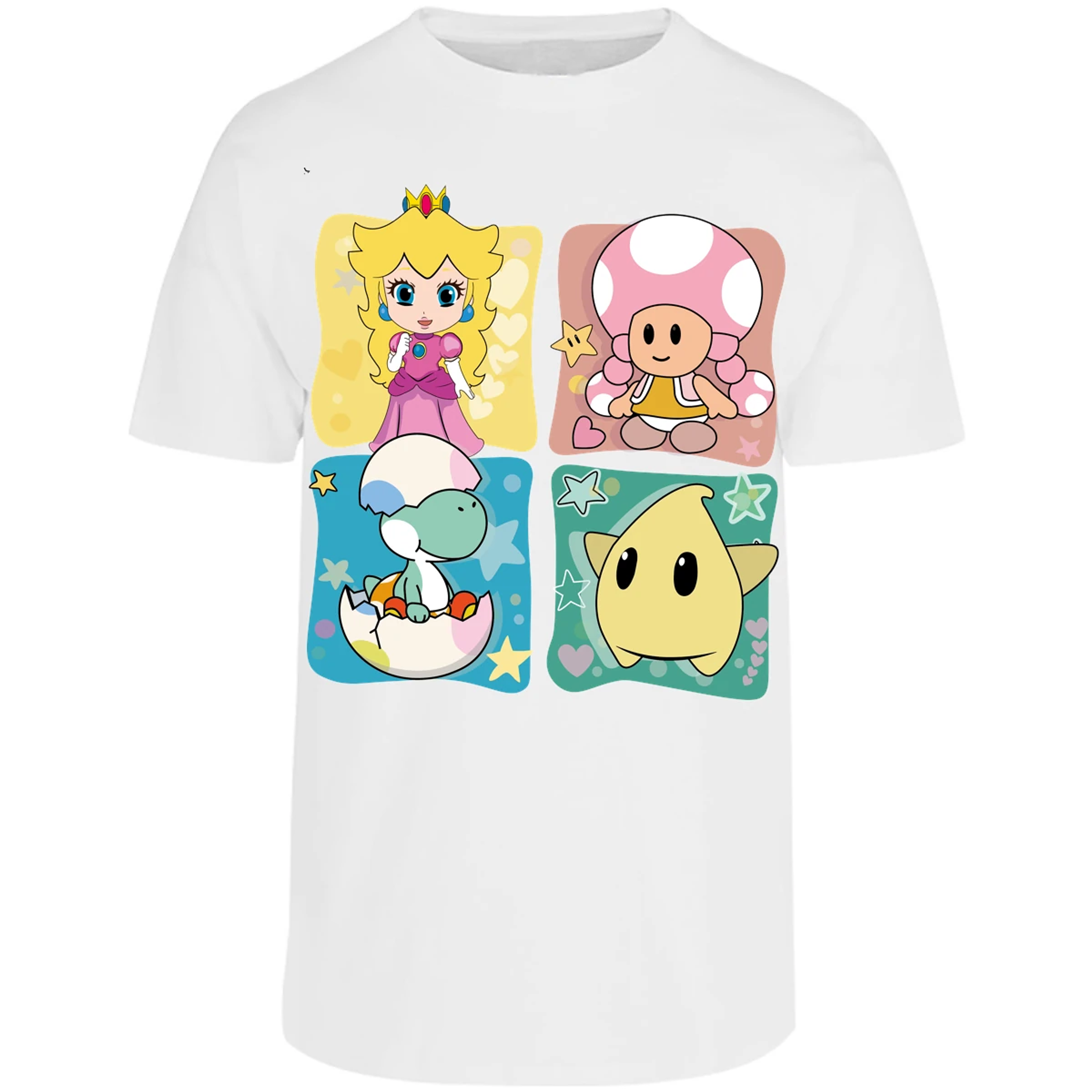Playera Mario Bros Mario Personajes Kawaii para Adulto 15