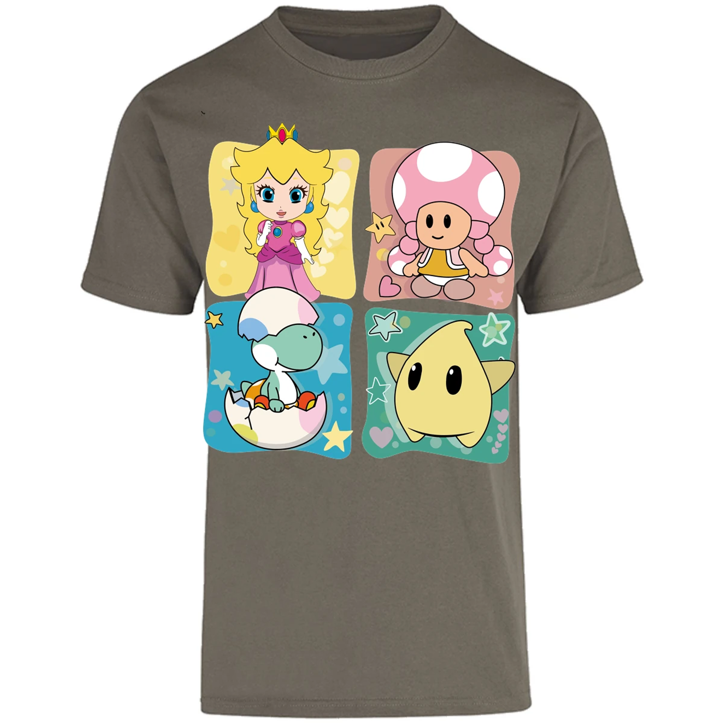 Playera Mario Bros Mario Personajes Kawaii para Adulto 22