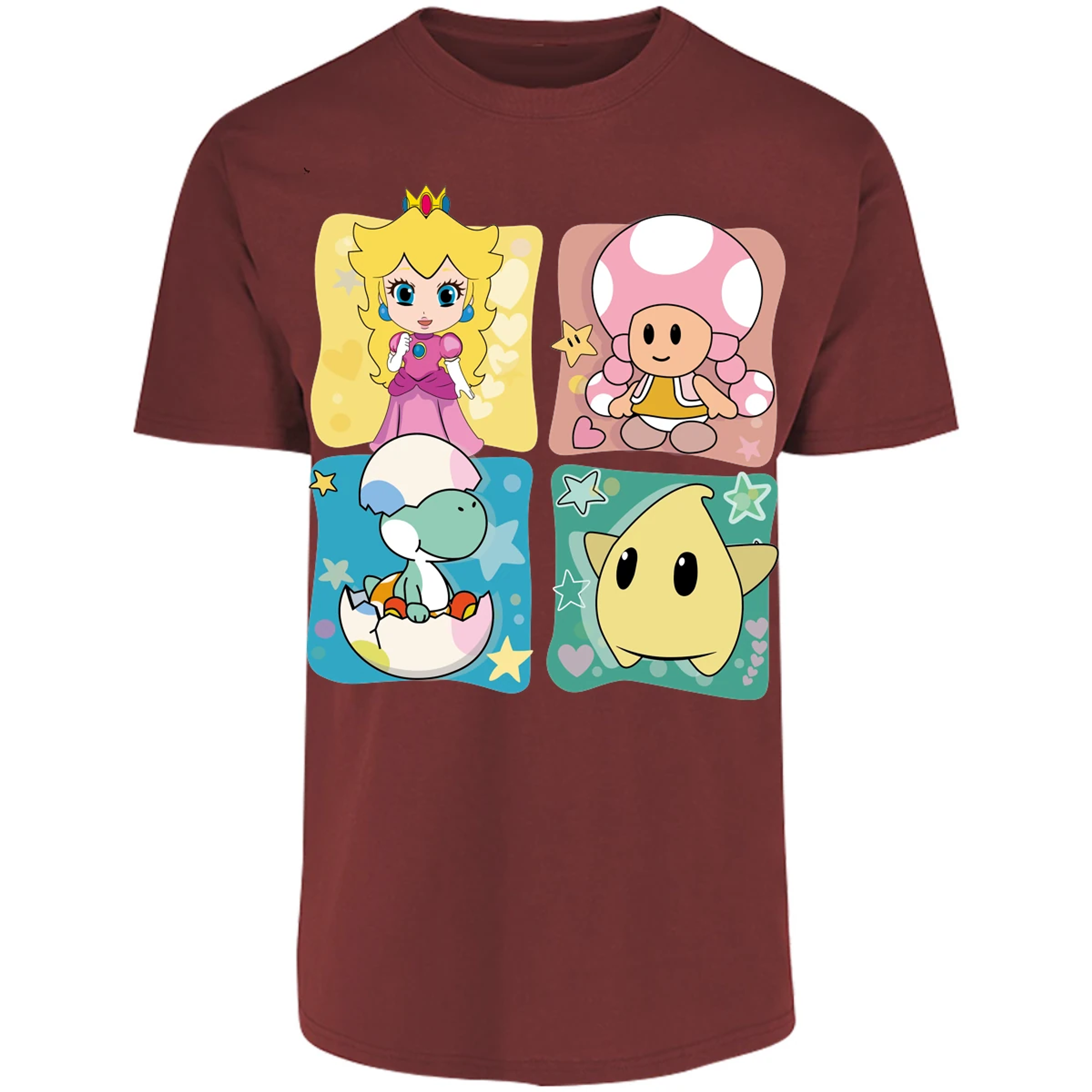 Playera Mario Bros Mario Personajes Kawaii para Adulto 26