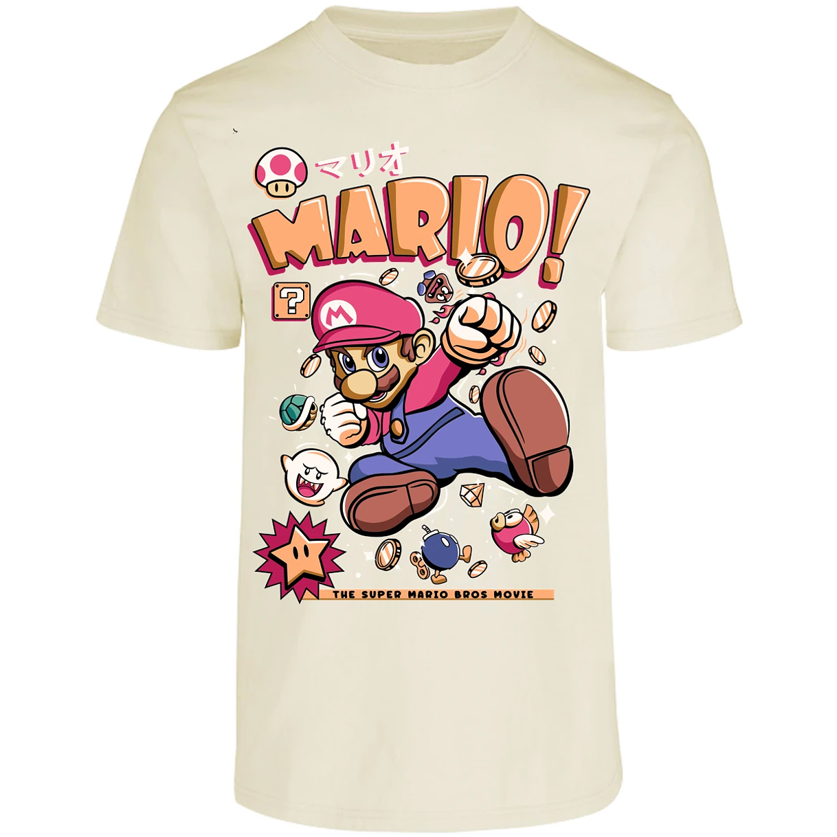Playera Mario Bros Mario Tee para Adulto 14