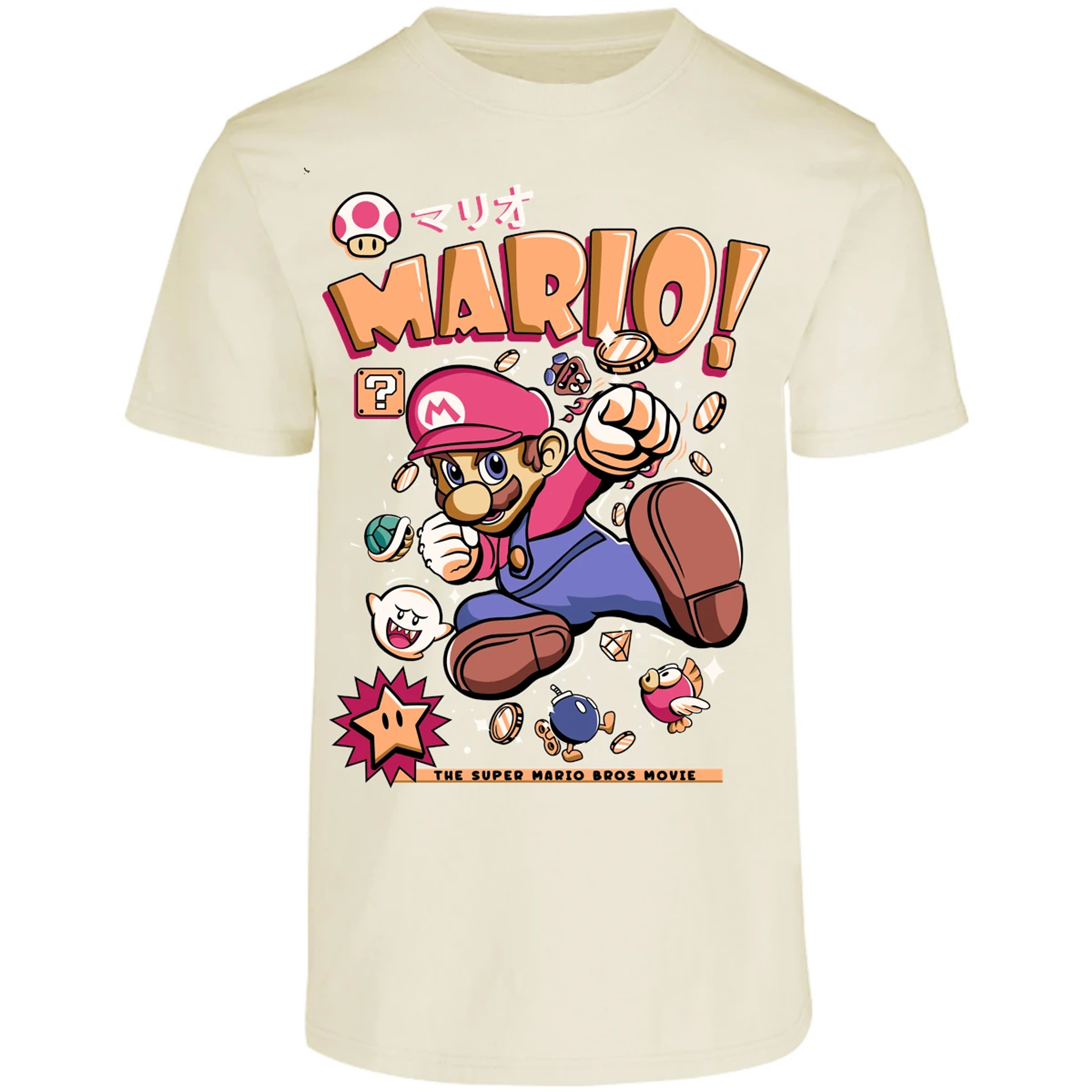 Playera Mario Bros Mario Tee para Adulto 14