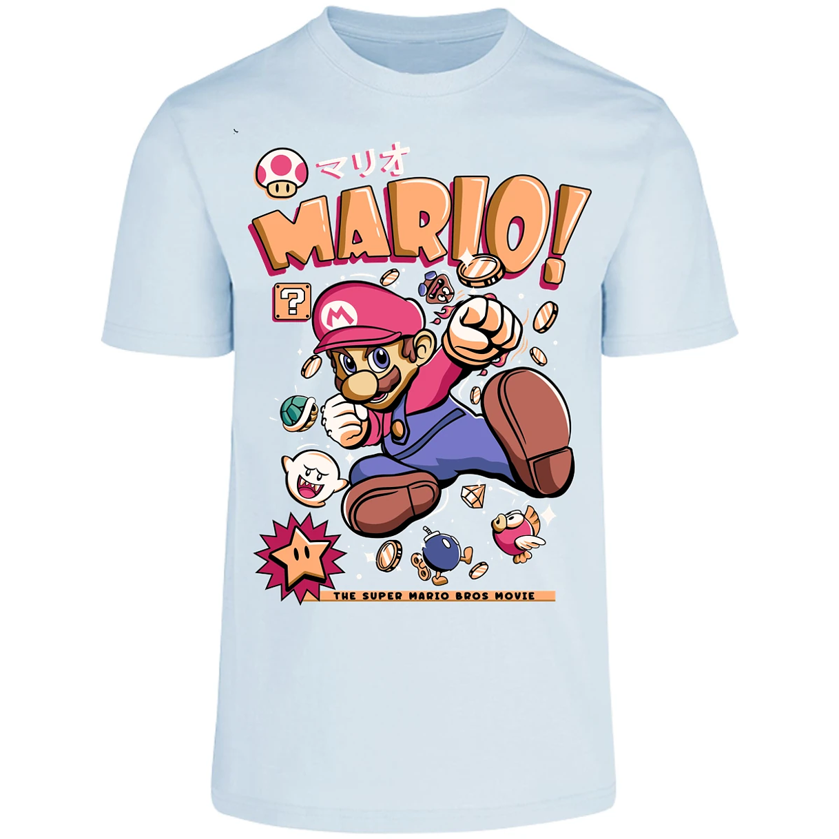 Playera Mario Bros Mario Tee para Adulto 8