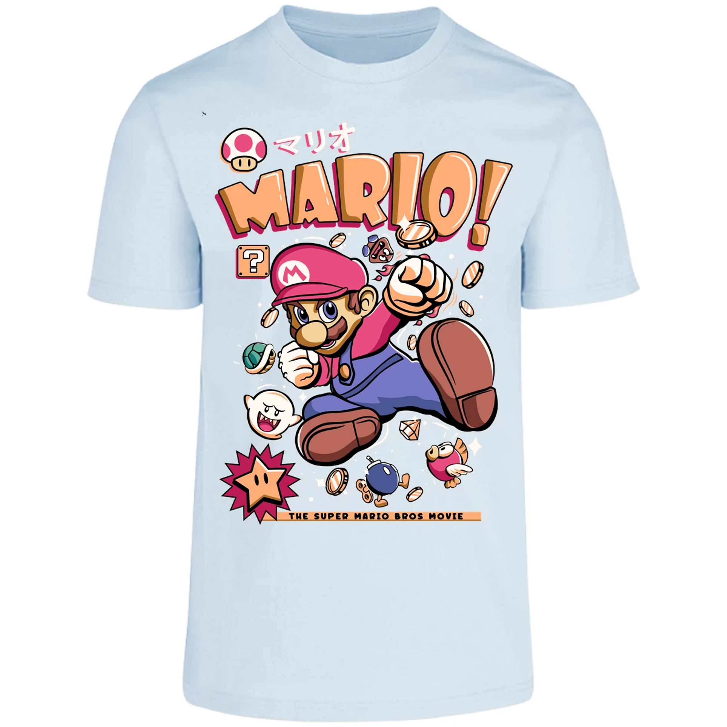Playera Mario Bros Mario Tee para Adulto 8