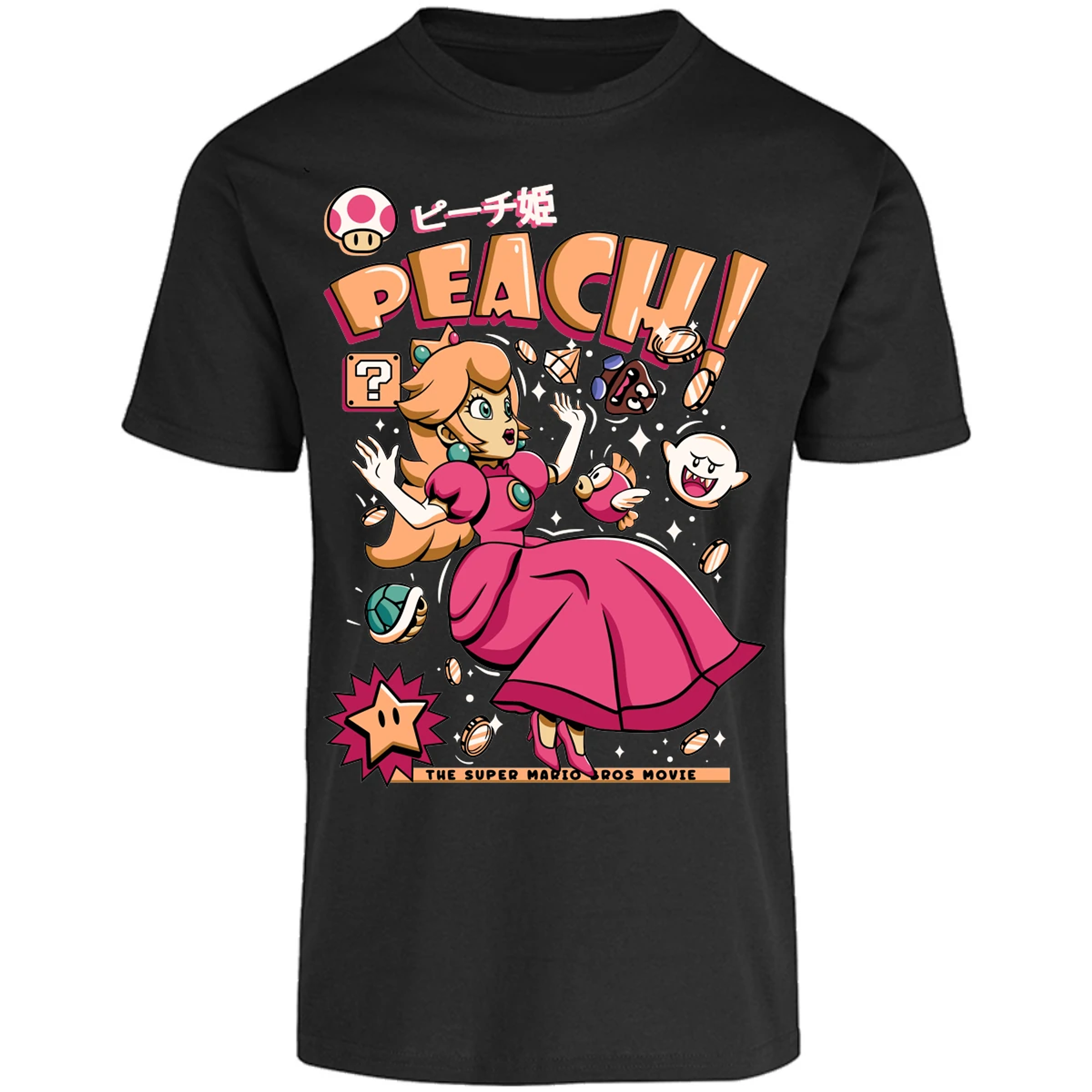 Playera Mario Bros Peach Tee para Adulto 21