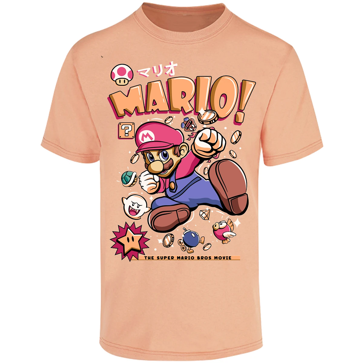 Playera Mario Bros Mario Tee para Adulto 4