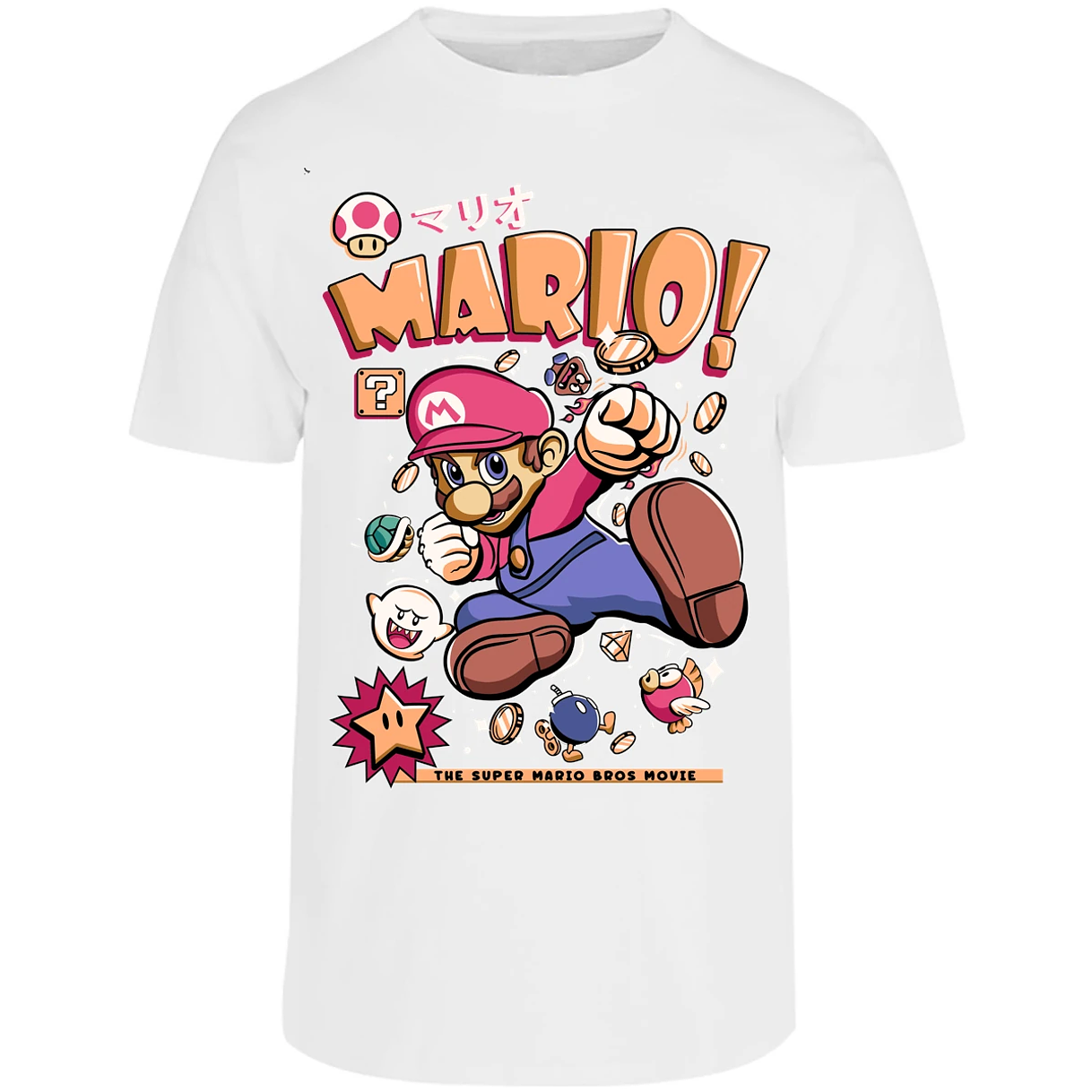 Playera Mario Bros Mario Tee para Adulto 30
