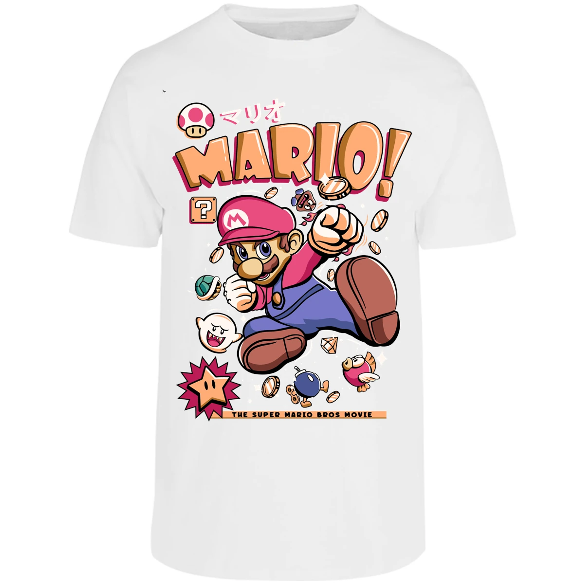 Playera Mario Bros Mario Tee para Adulto 30