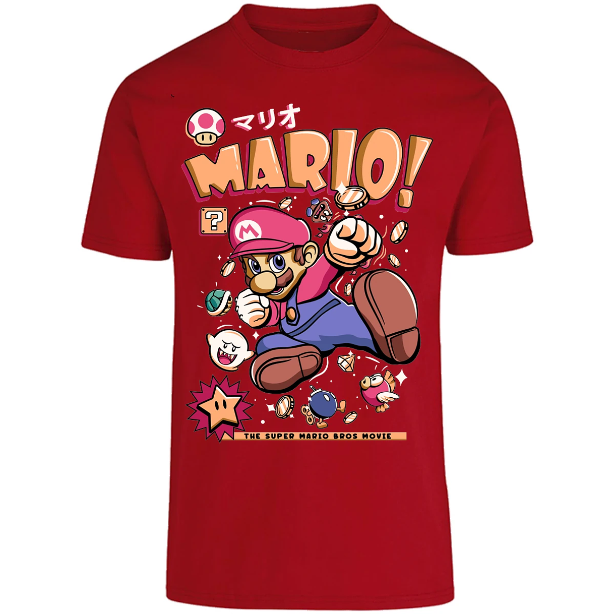 Playera Mario Bros Mario Tee para Adulto 5