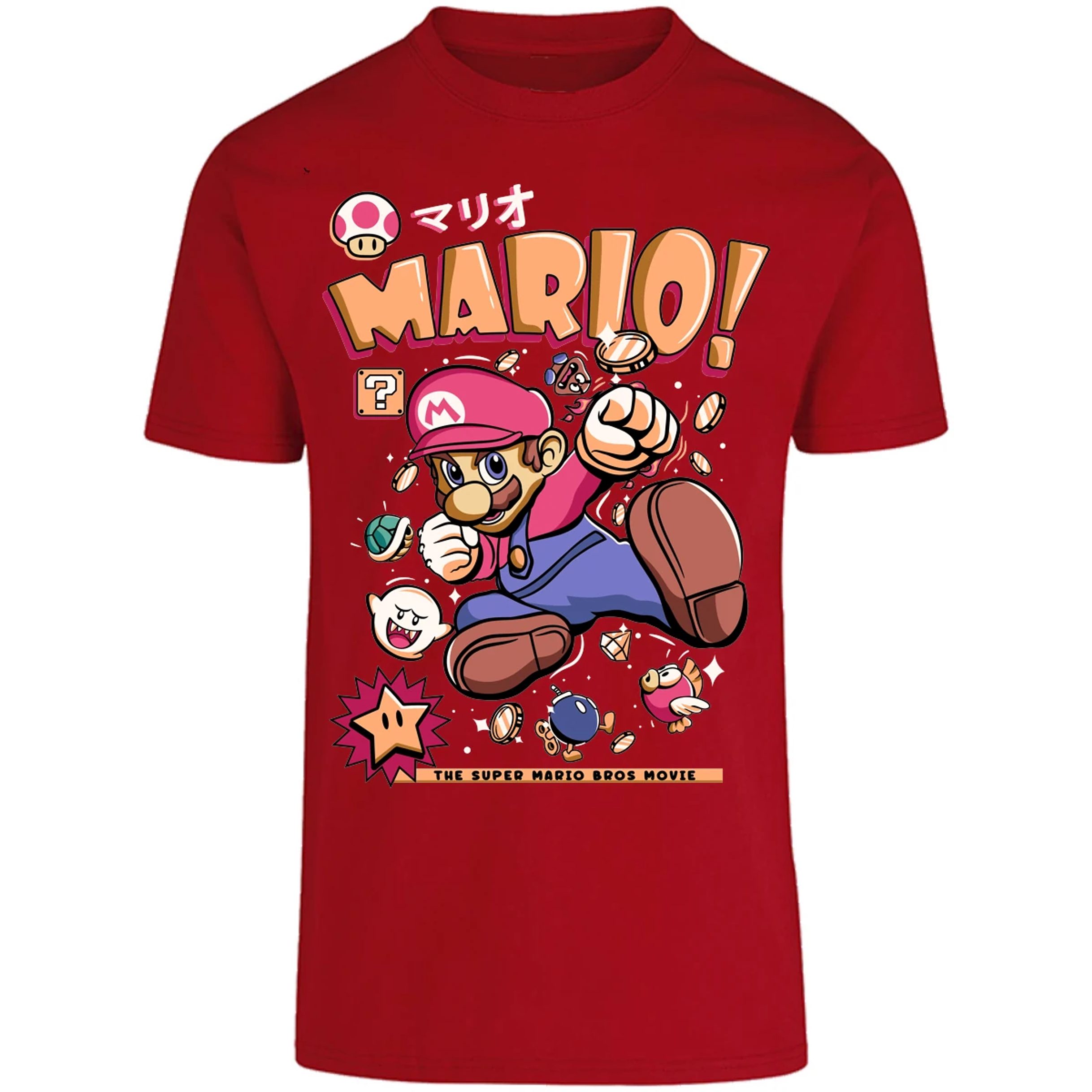 Playera Mario Bros Mario Tee para Adulto 5