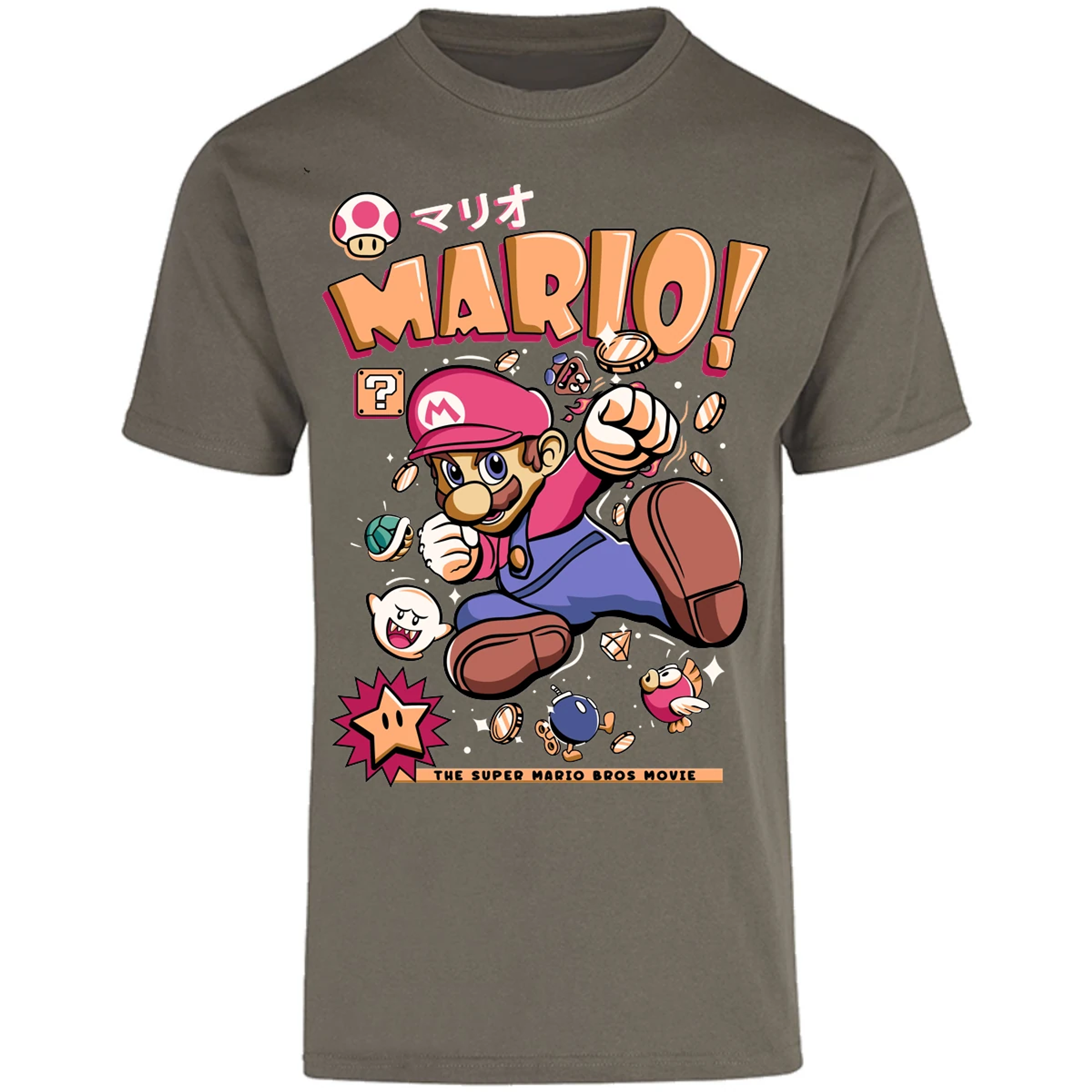 Playera Mario Bros Mario Tee para Adulto 10
