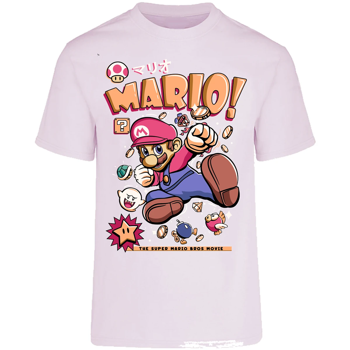 Playera Mario Bros Mario Tee para Adulto 11