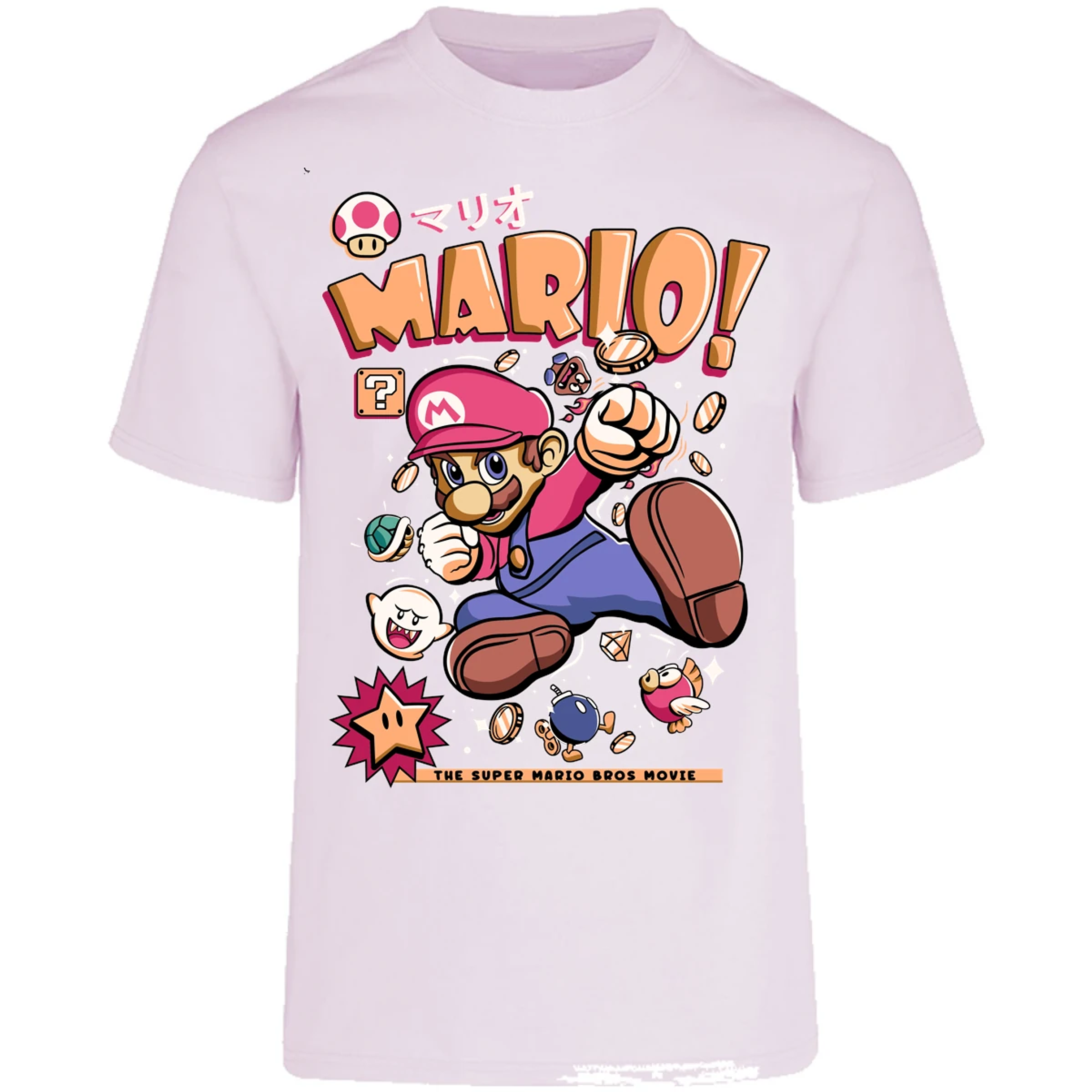Playera Mario Bros Mario Tee para Adulto 11