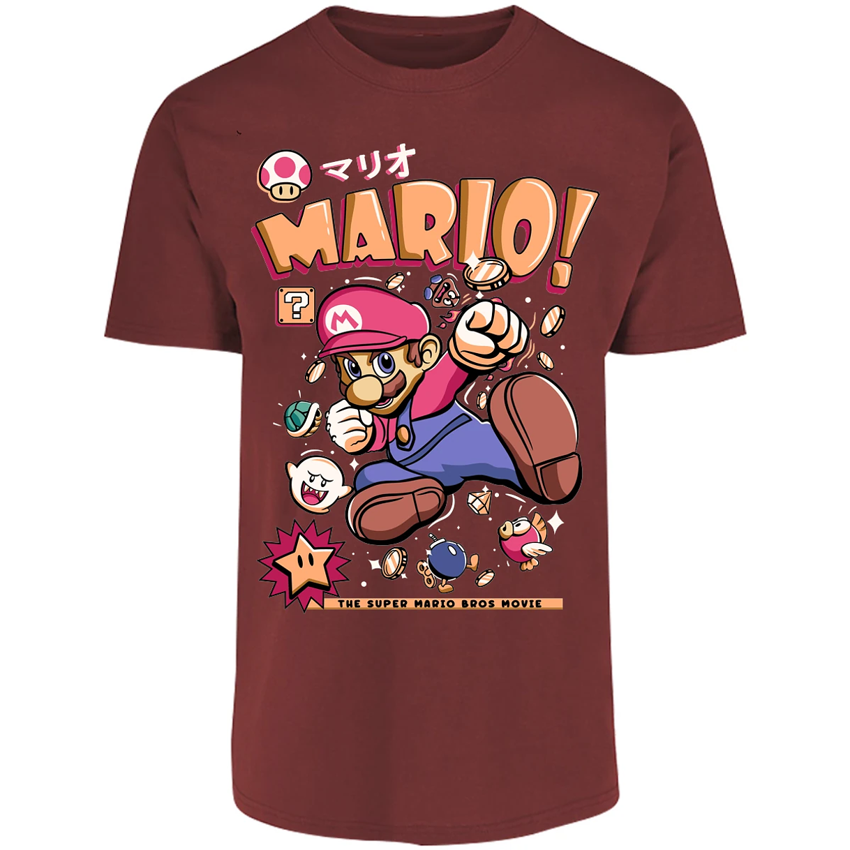 Playera Mario Bros Mario Tee para Adulto 20