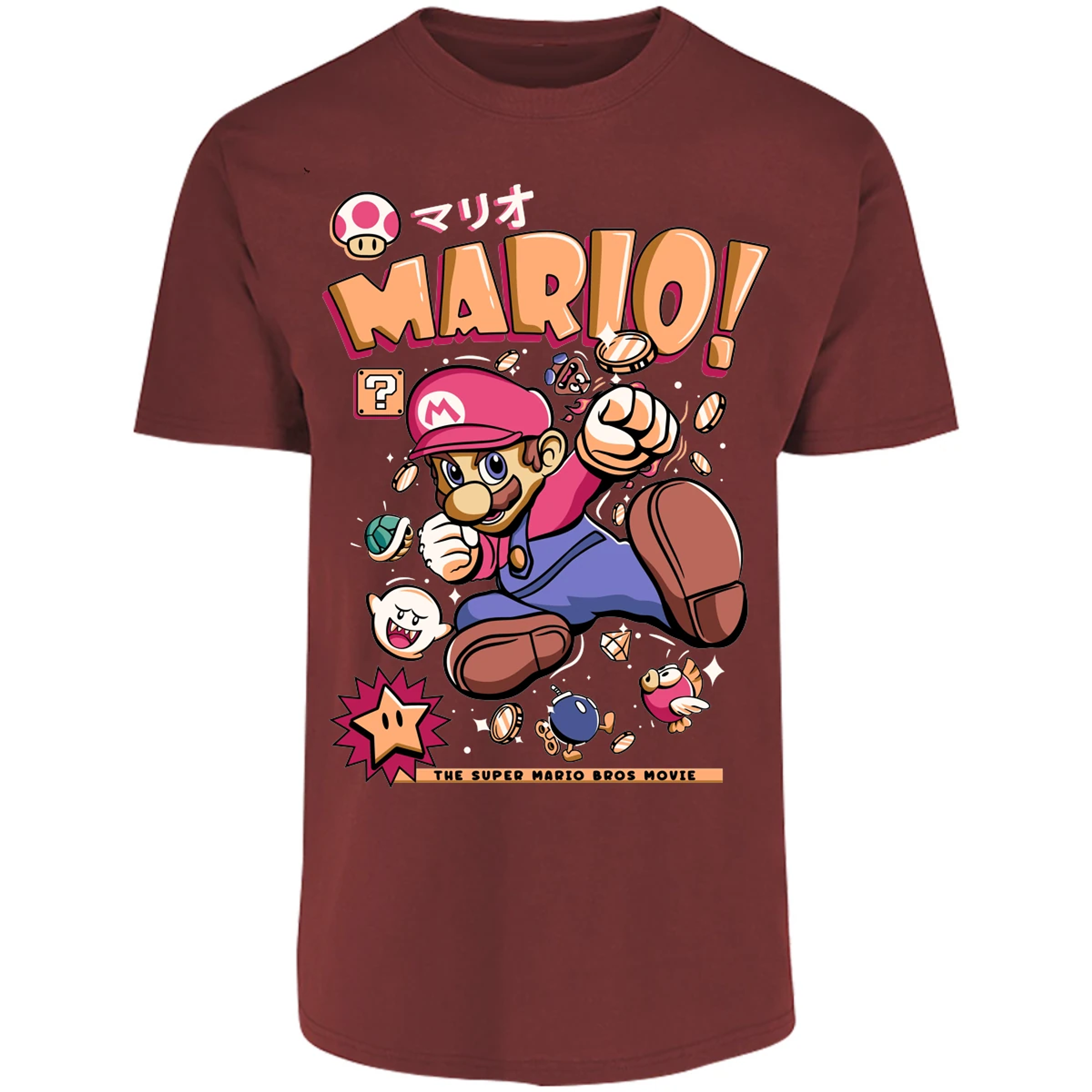 Playera Mario Bros Mario Tee para Adulto 20