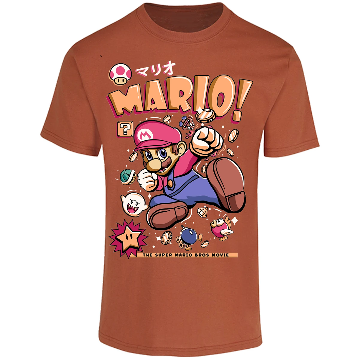 Playera Mario Bros Mario Tee para Adulto 28