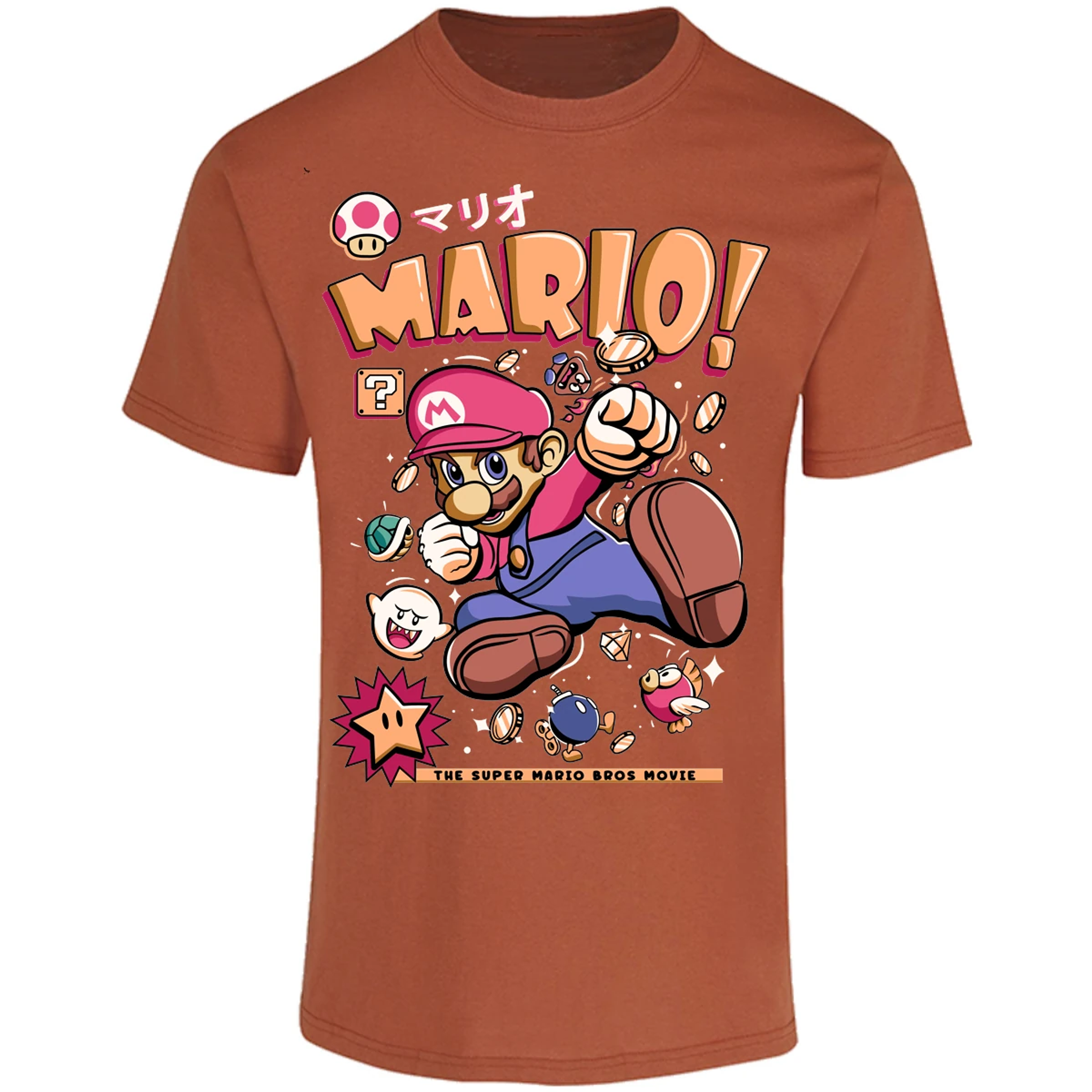Playera Mario Bros Mario Tee para Adulto 28