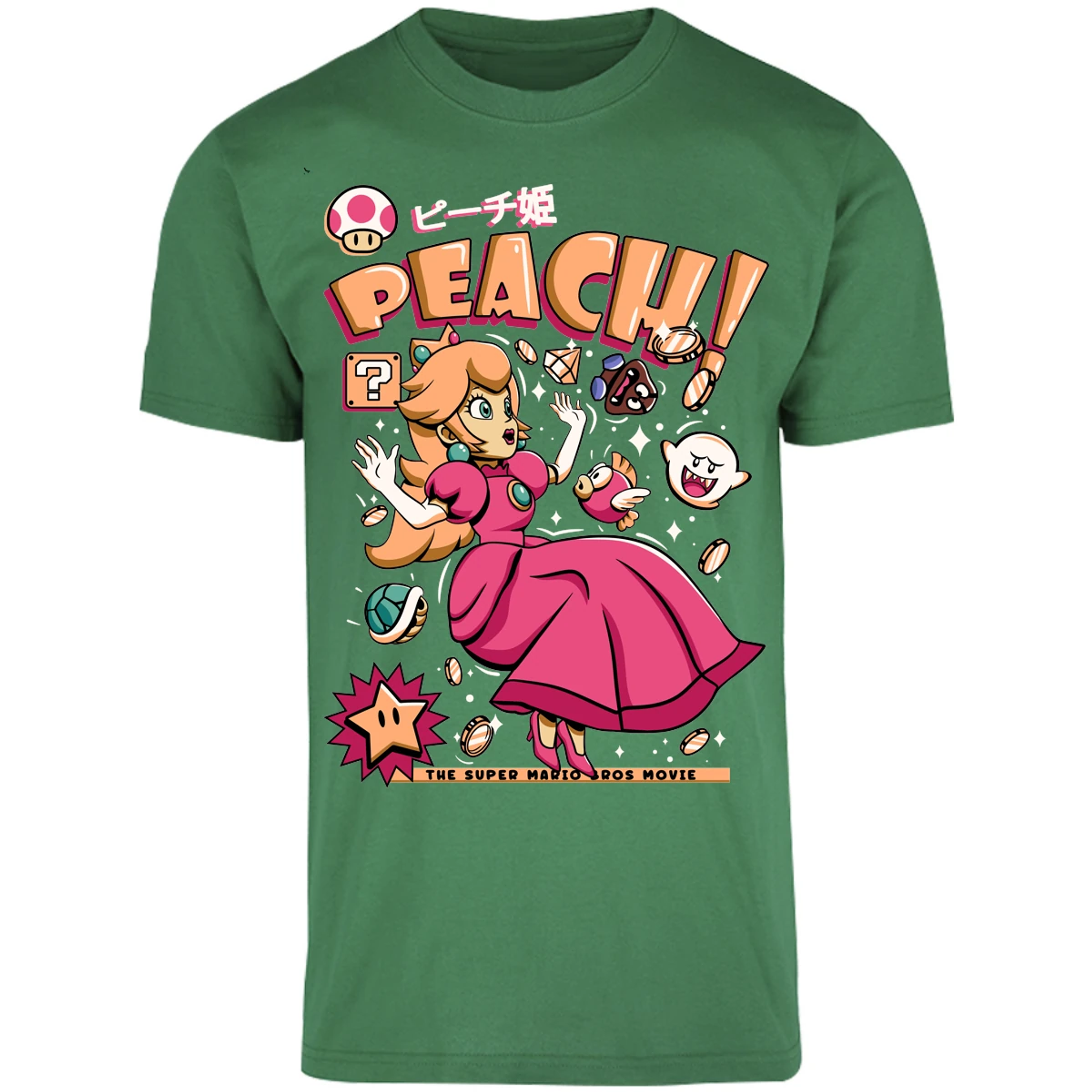 Playera Mario Bros Peach Tee para Adulto 5
