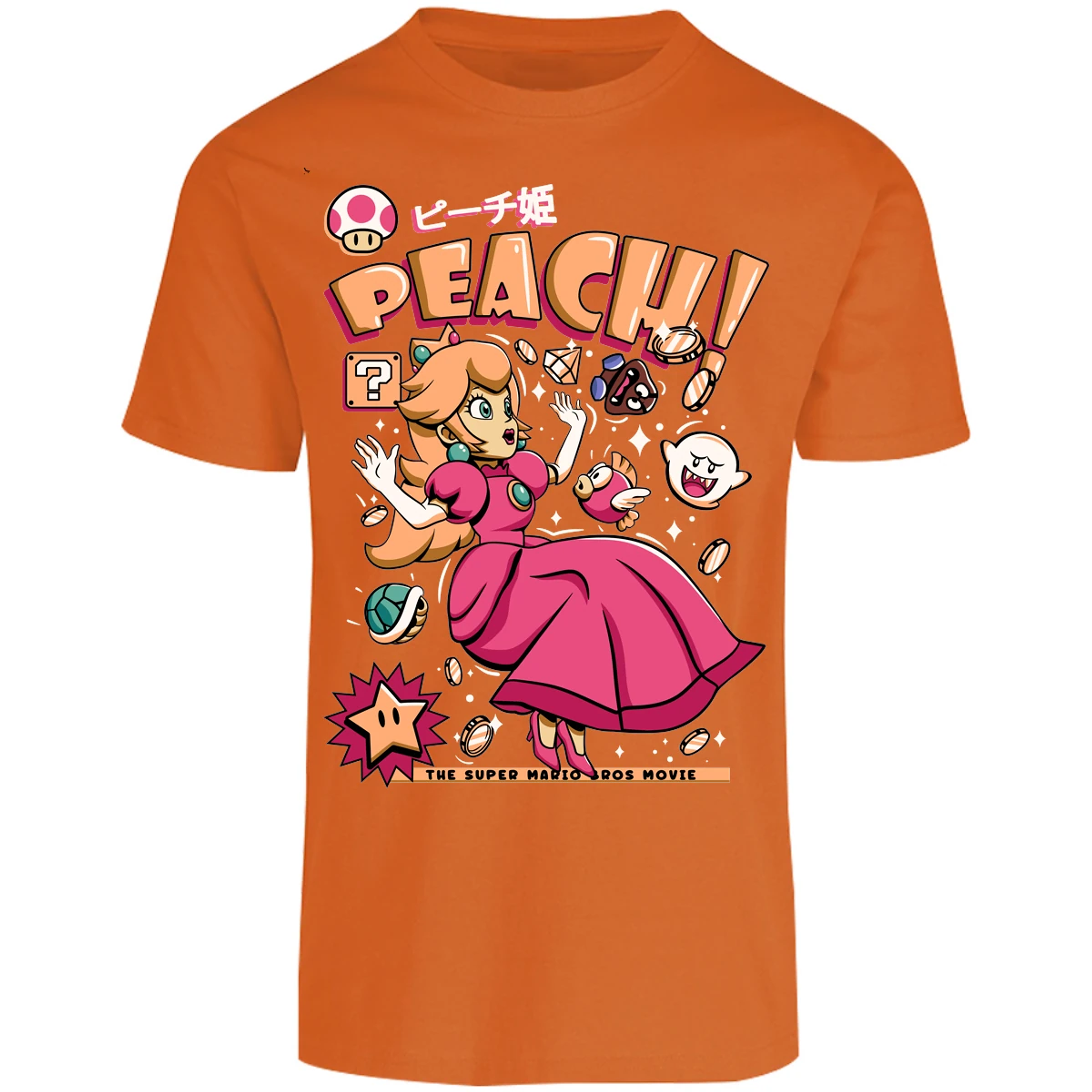 Playera Mario Bros Peach Tee para Adulto 14