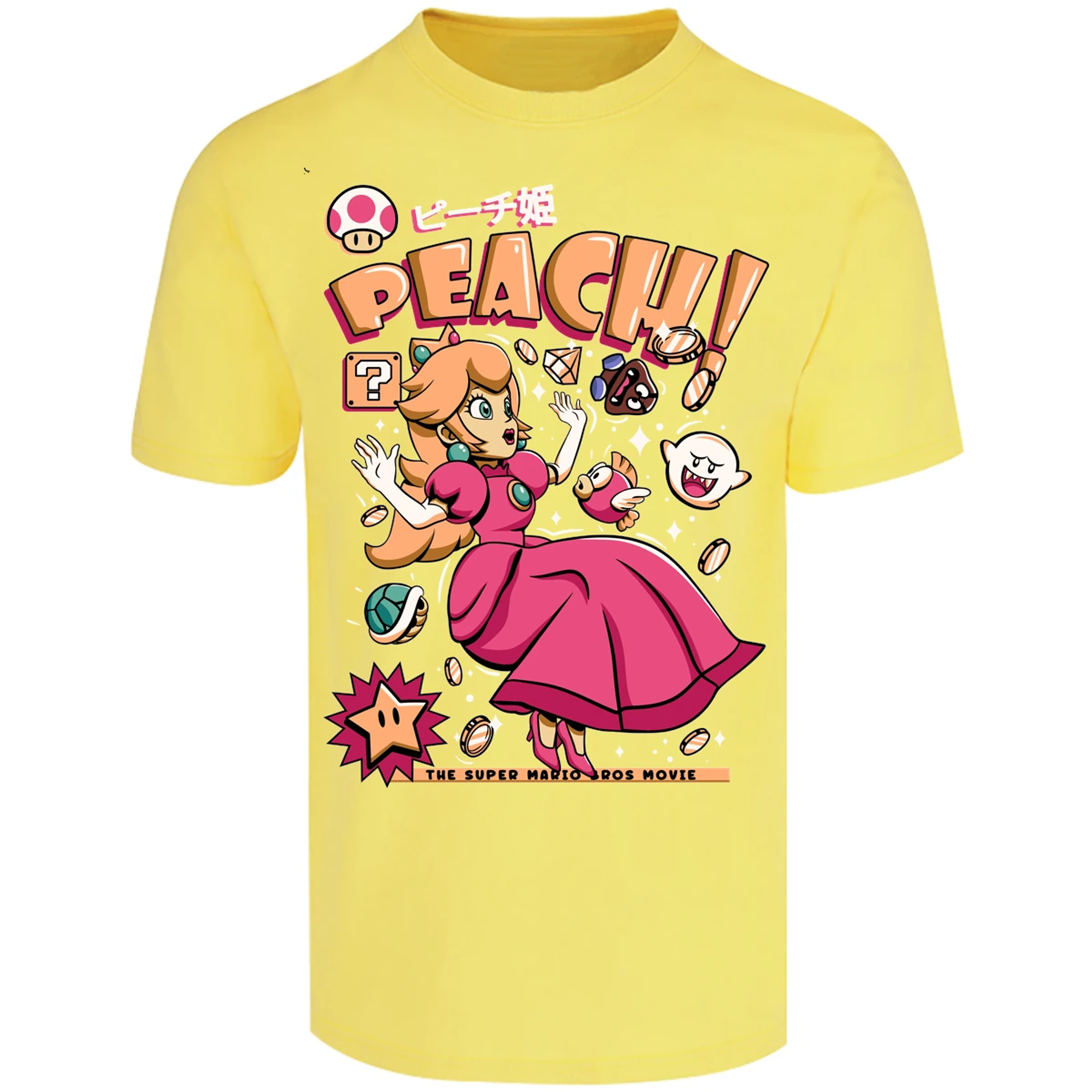 Playera Mario Bros Peach Tee para Adulto 15