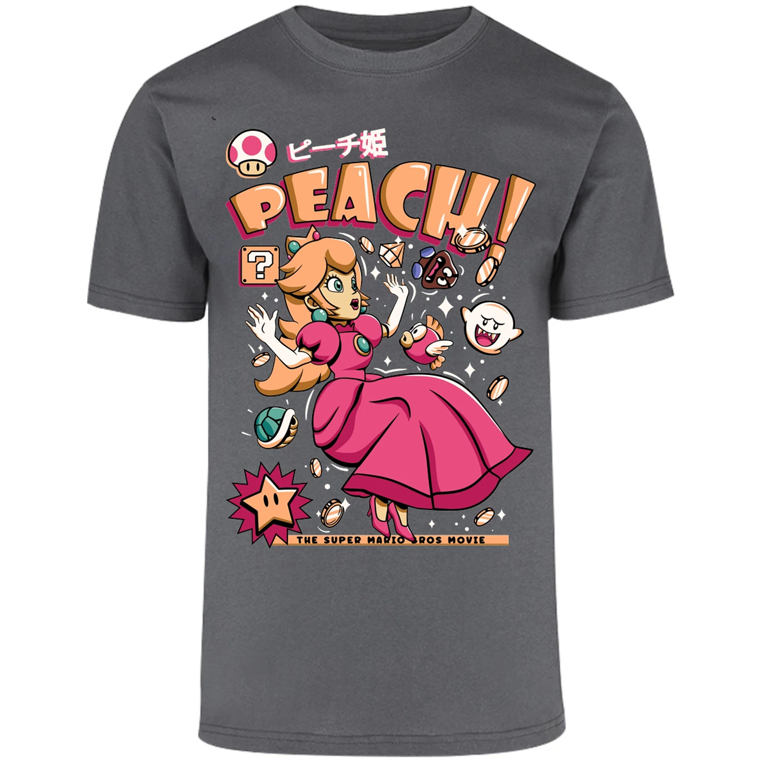 Playera Mario Bros Peach Tee para Adulto 16
