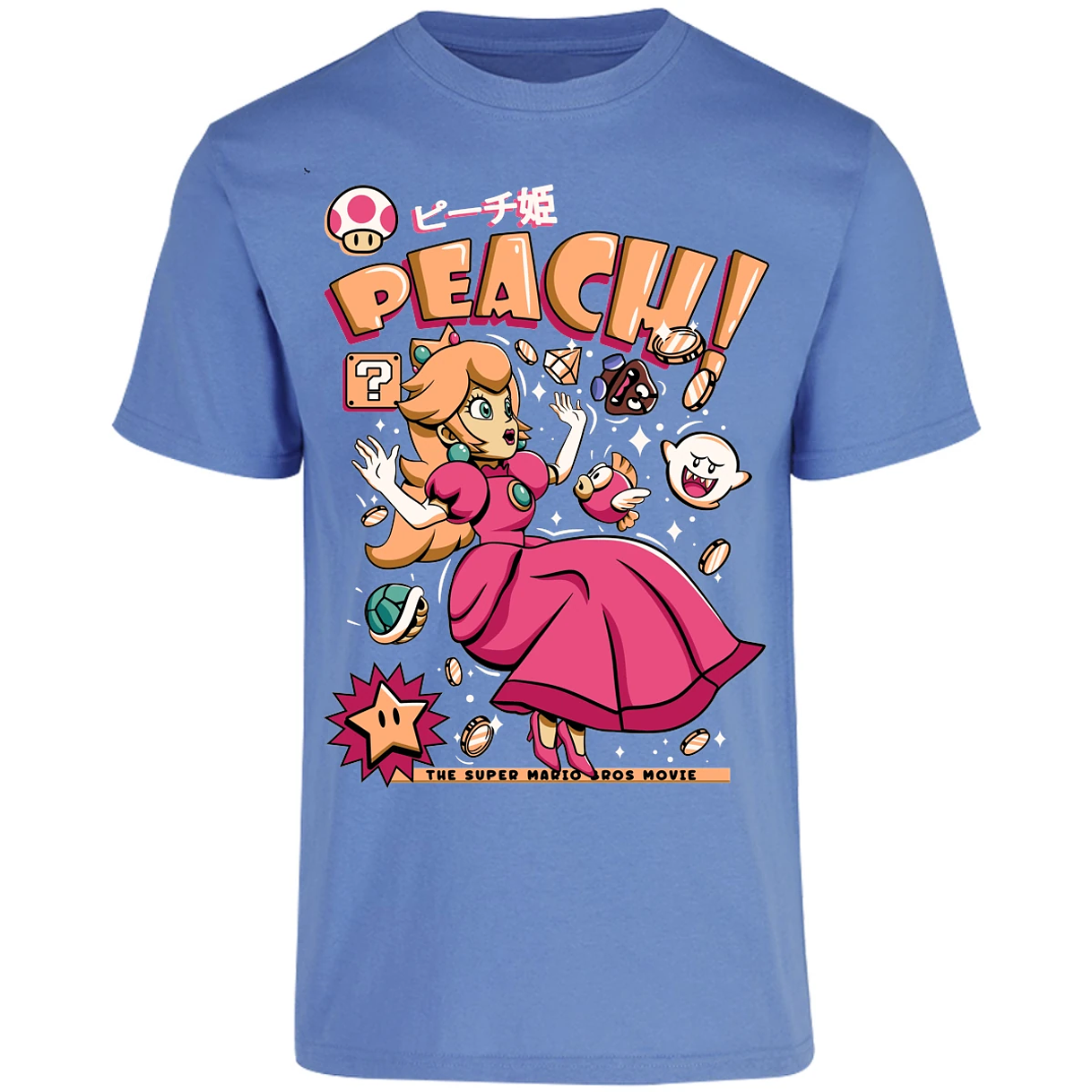 Playera Mario Bros Peach Tee para Adulto 18