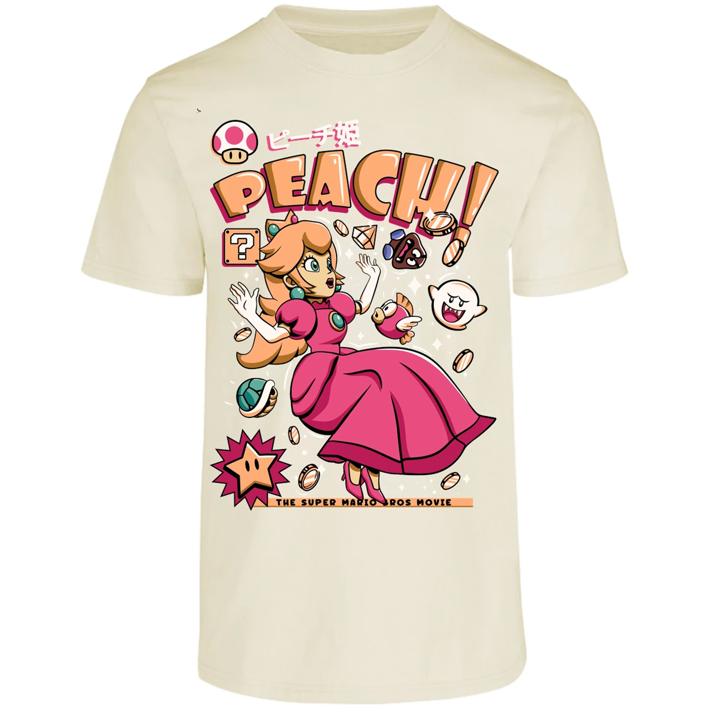 Playera Mario Bros Peach Tee para Adulto 20