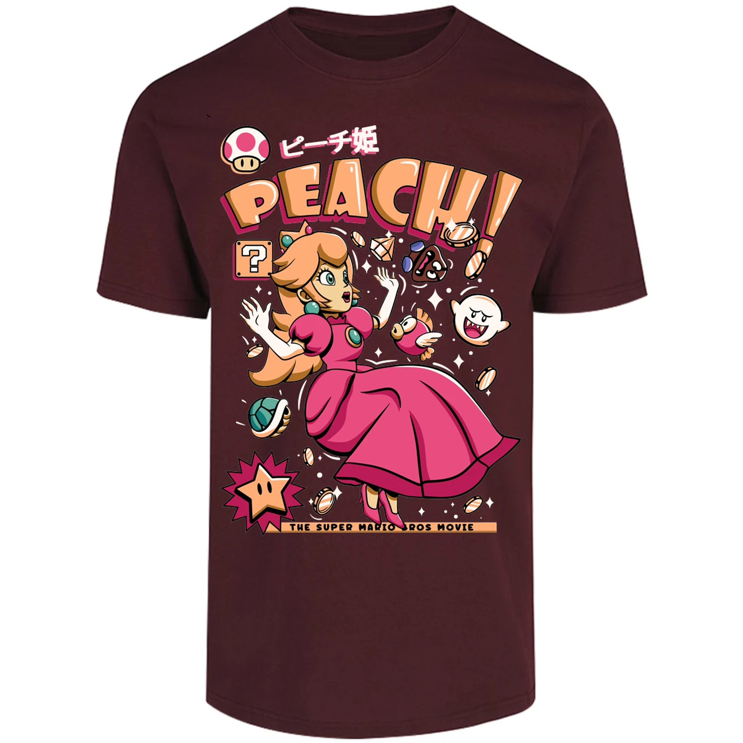 Playera Mario Bros Peach Tee para Adulto 22