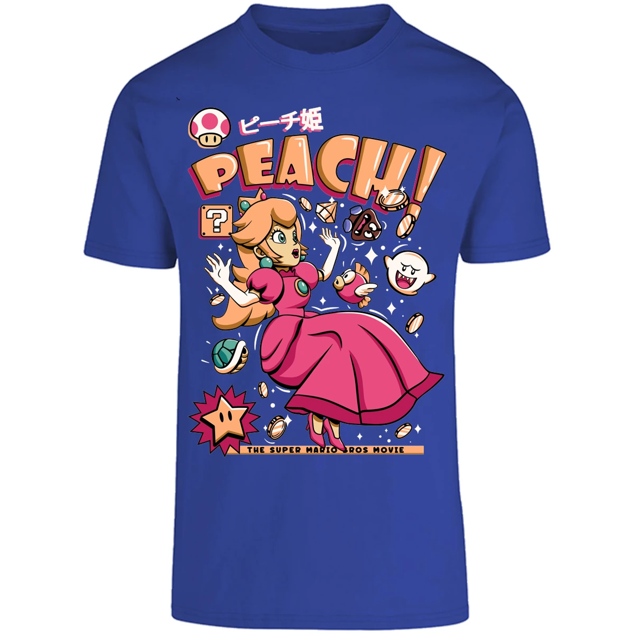 Playera Mario Bros Peach Tee para Adulto 23
