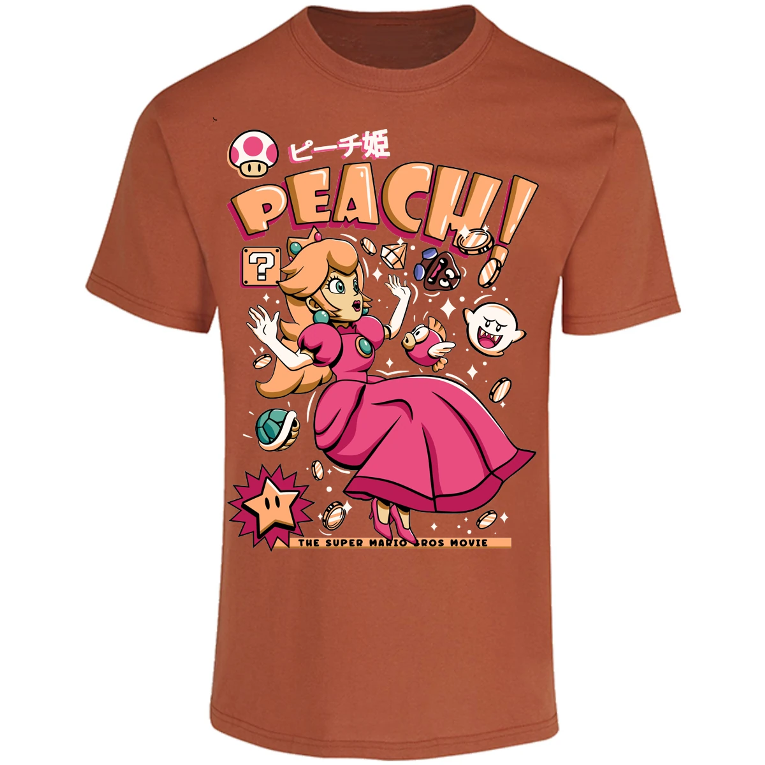 Playera Mario Bros Peach Tee para Adulto 25