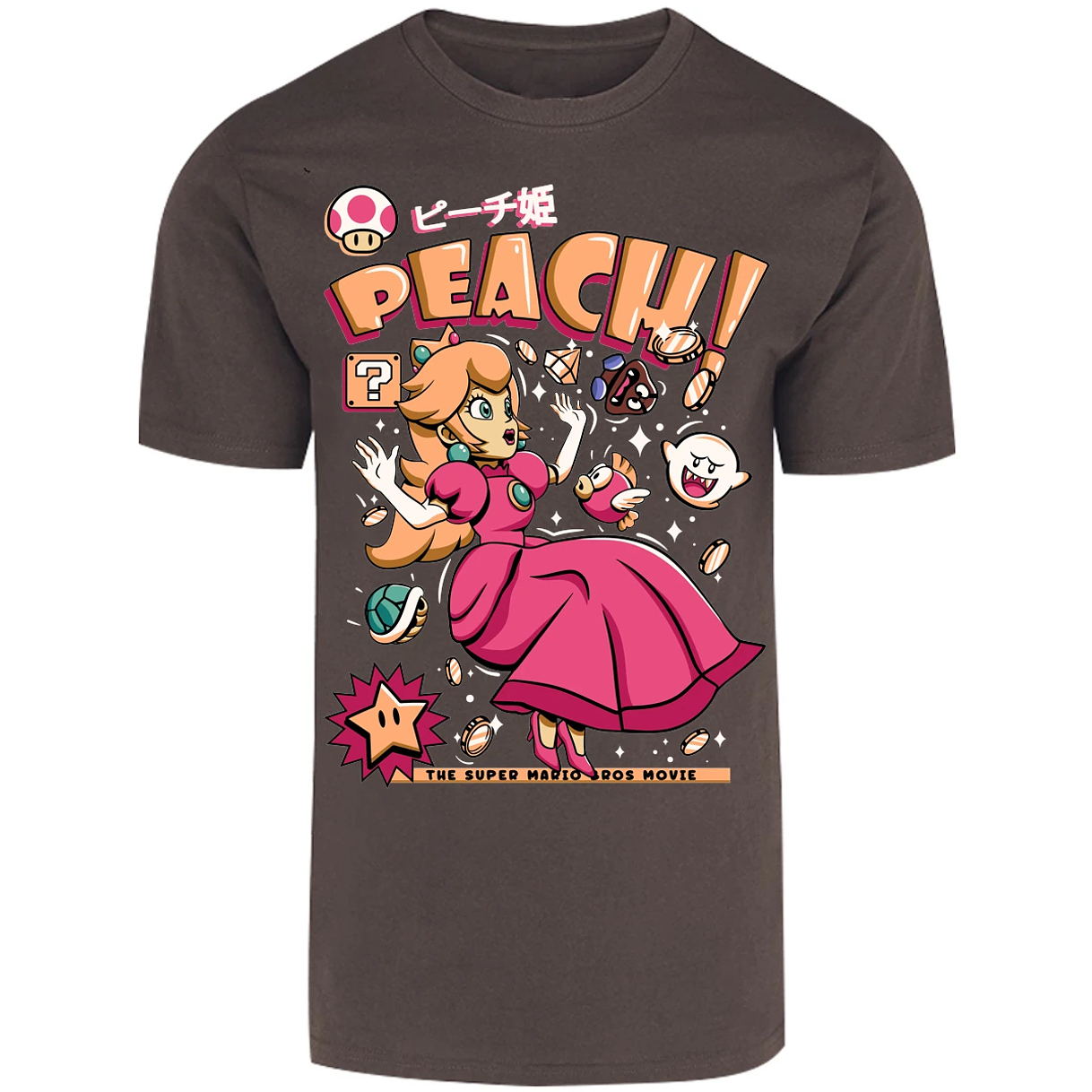 Playera Mario Bros Peach Tee para Adulto 26